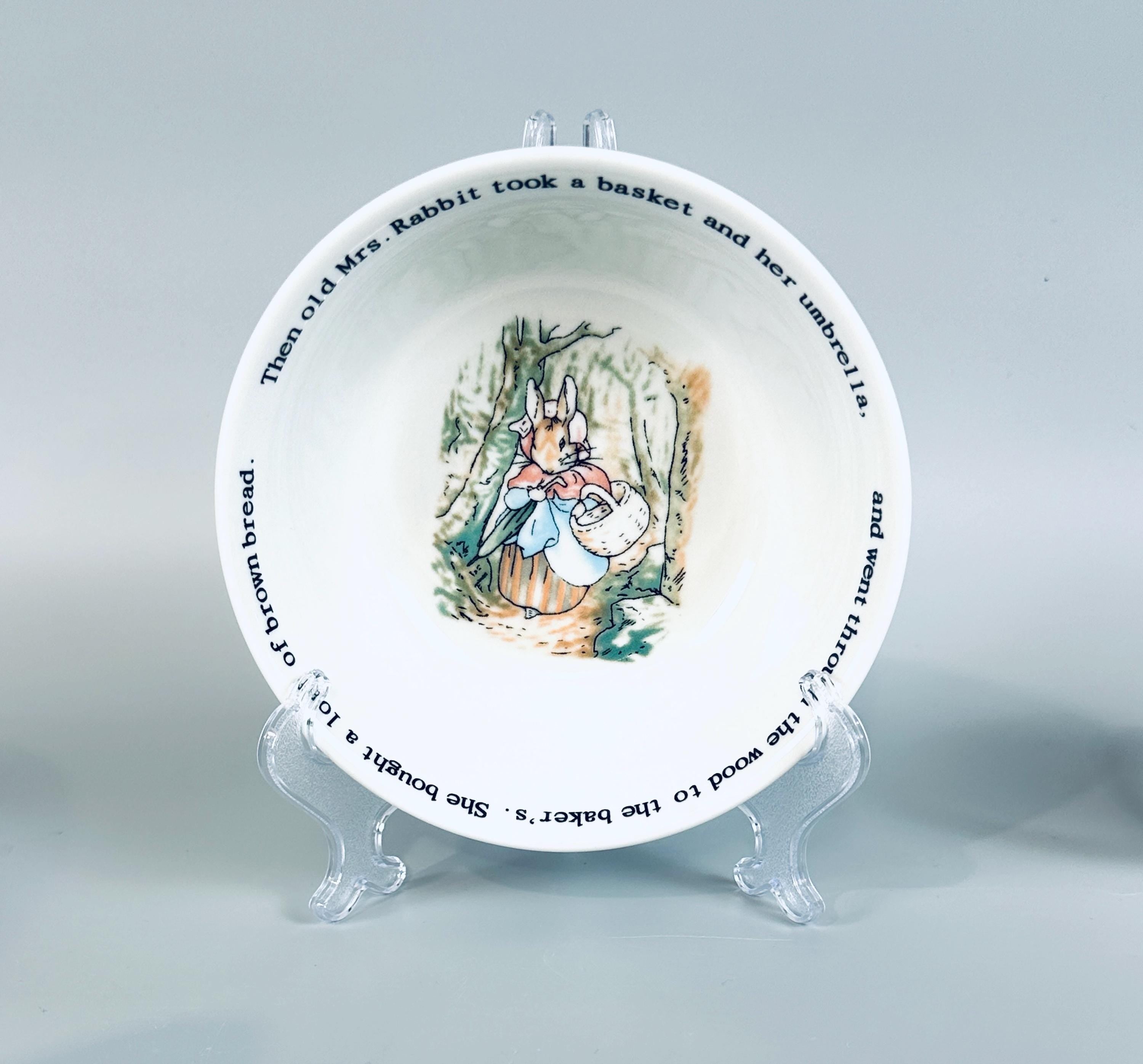 Wedgwood Peter Rabbit China Set Baby Gift