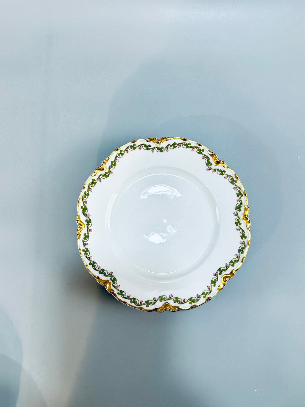 4 Haviland Clover Leaf Salad Plates