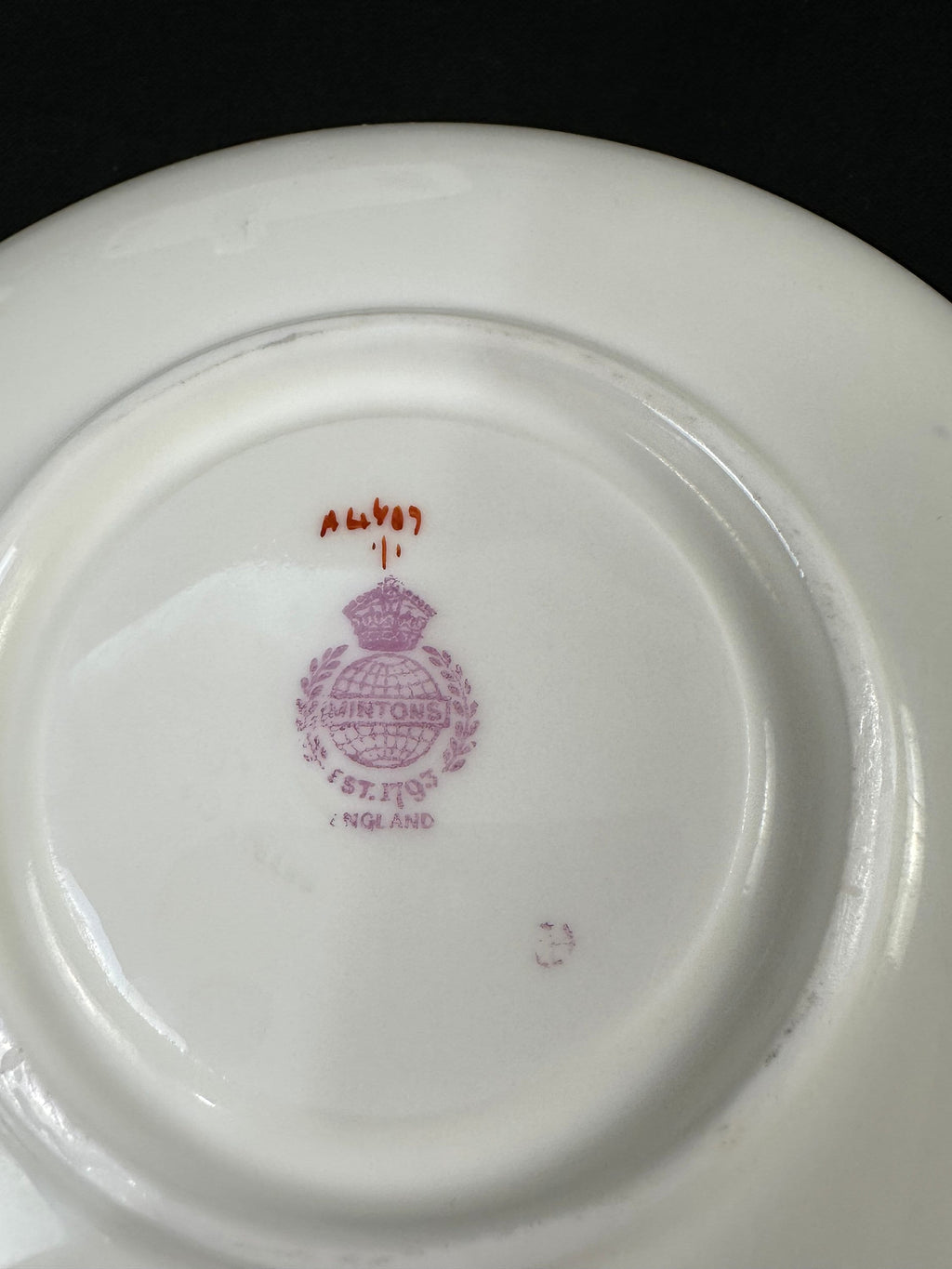 3 Minton Rose Tea Cups and Saucers