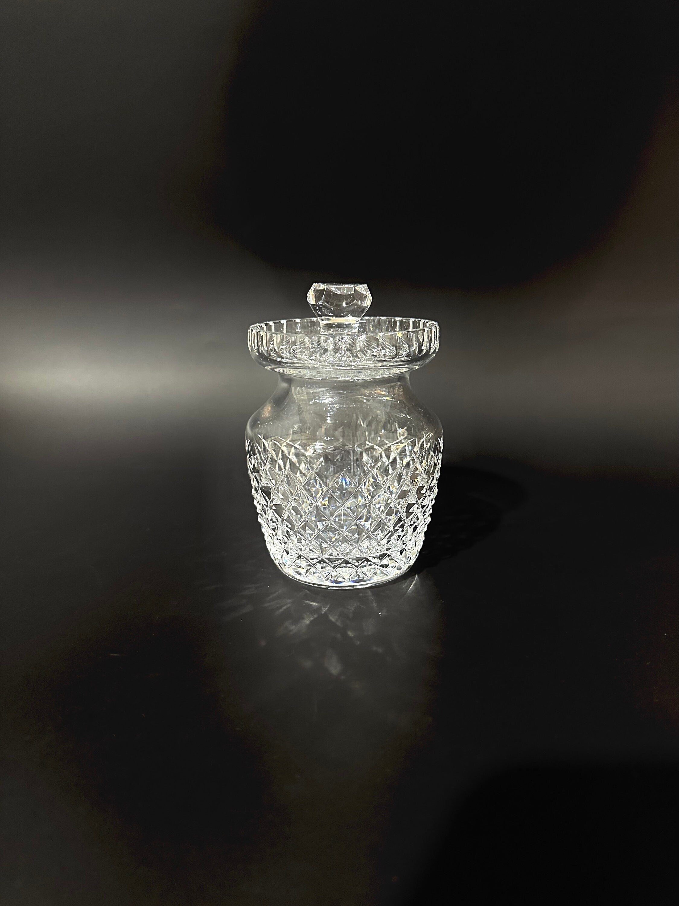 Waterford Crystal Jam / Jelly Jar in “Alana”  Pattern