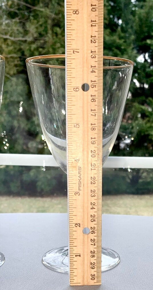 4 Lenox Mansfield Crystal Water Glasses