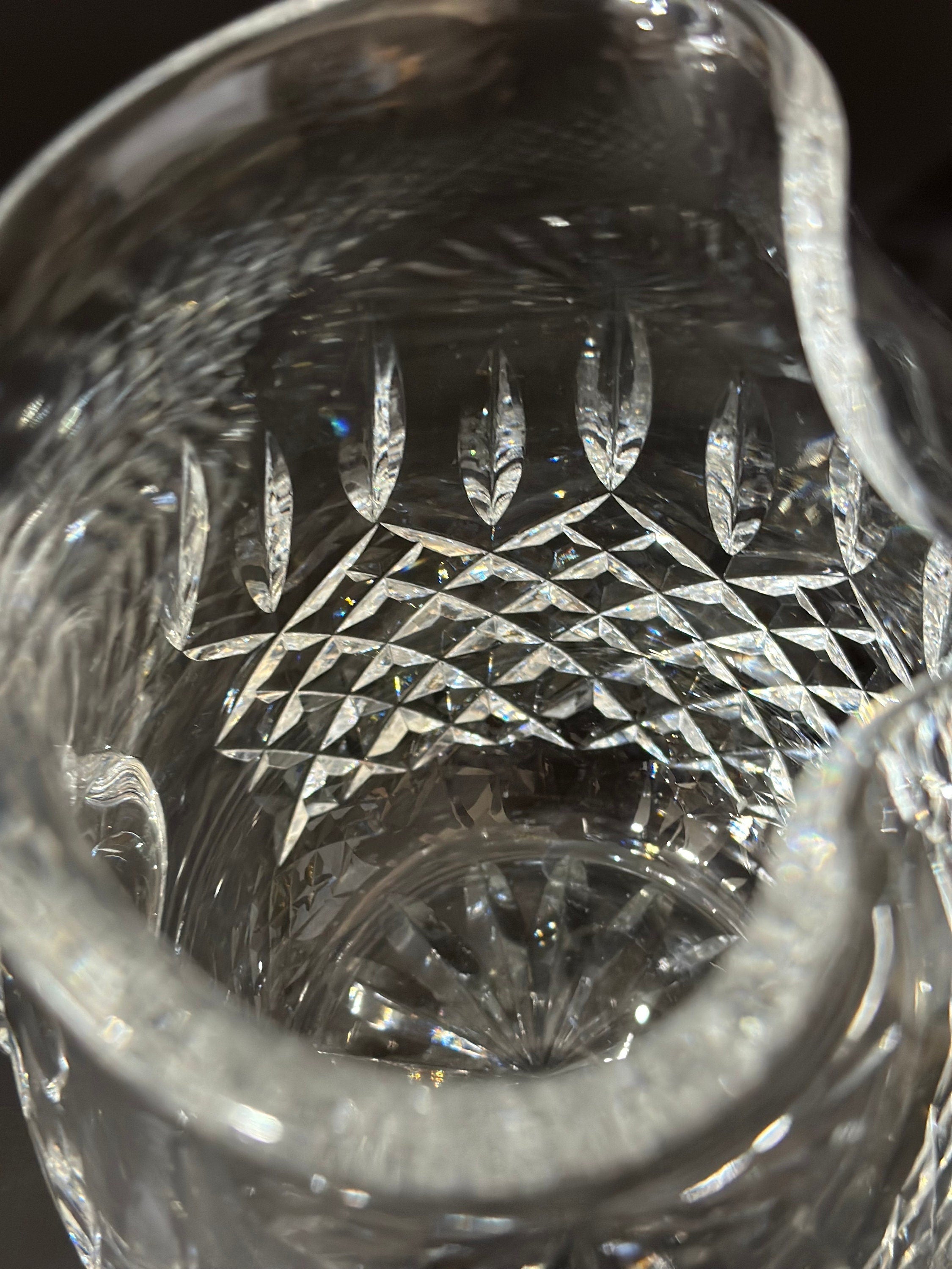 Waterford Crystal Pitcher in the Lismore Pattern