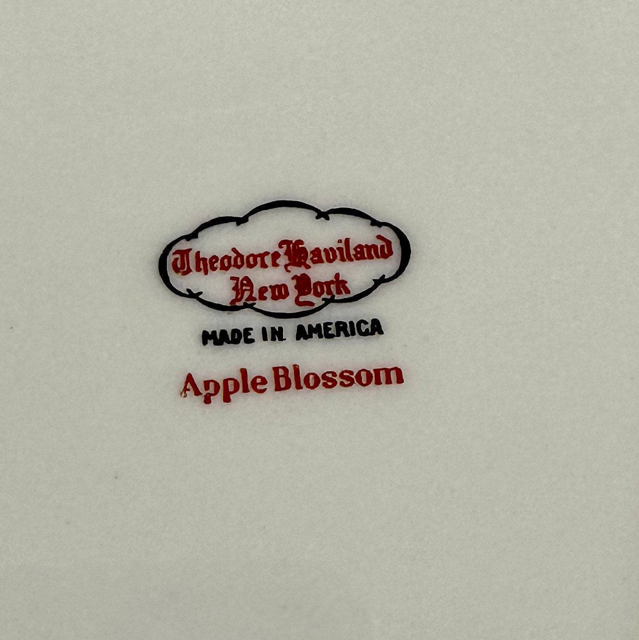 4 Haviland Apple Blossom Dinner Plates