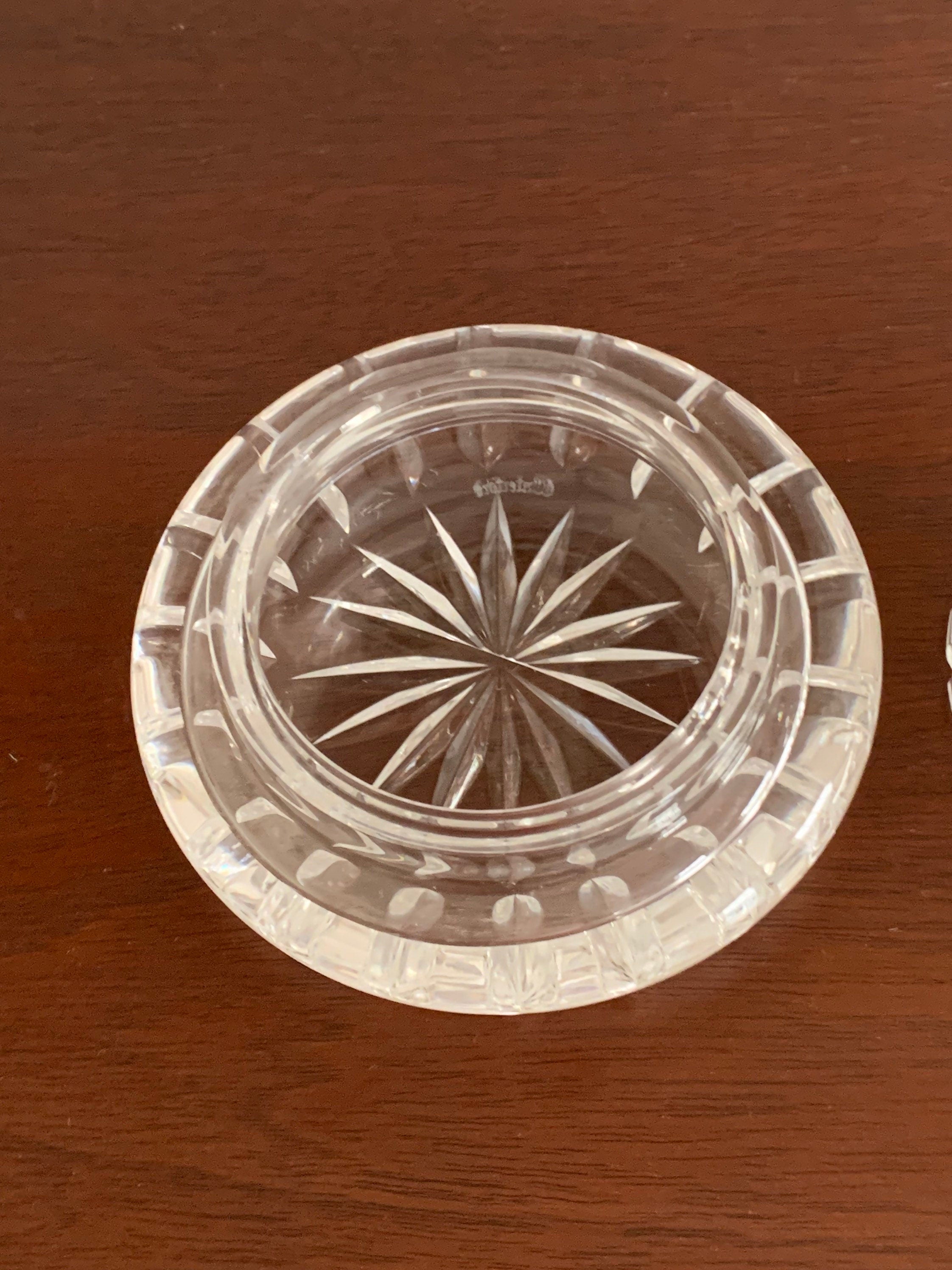 Waterford Crystal Bell and Base Commemorating Cunard Shipping 150 year Anniversary