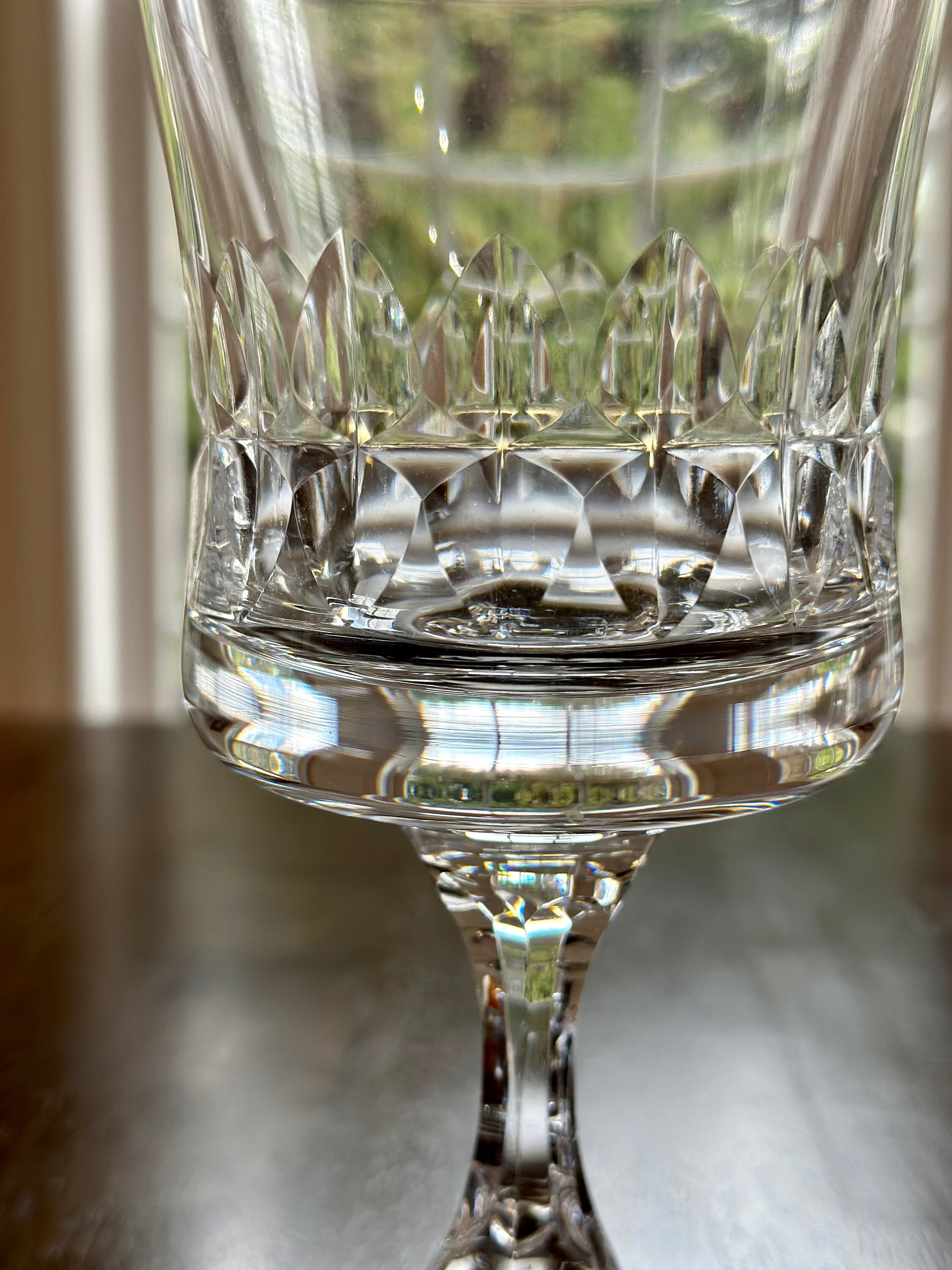 2 Kosta Boda Prince Wine Glasses