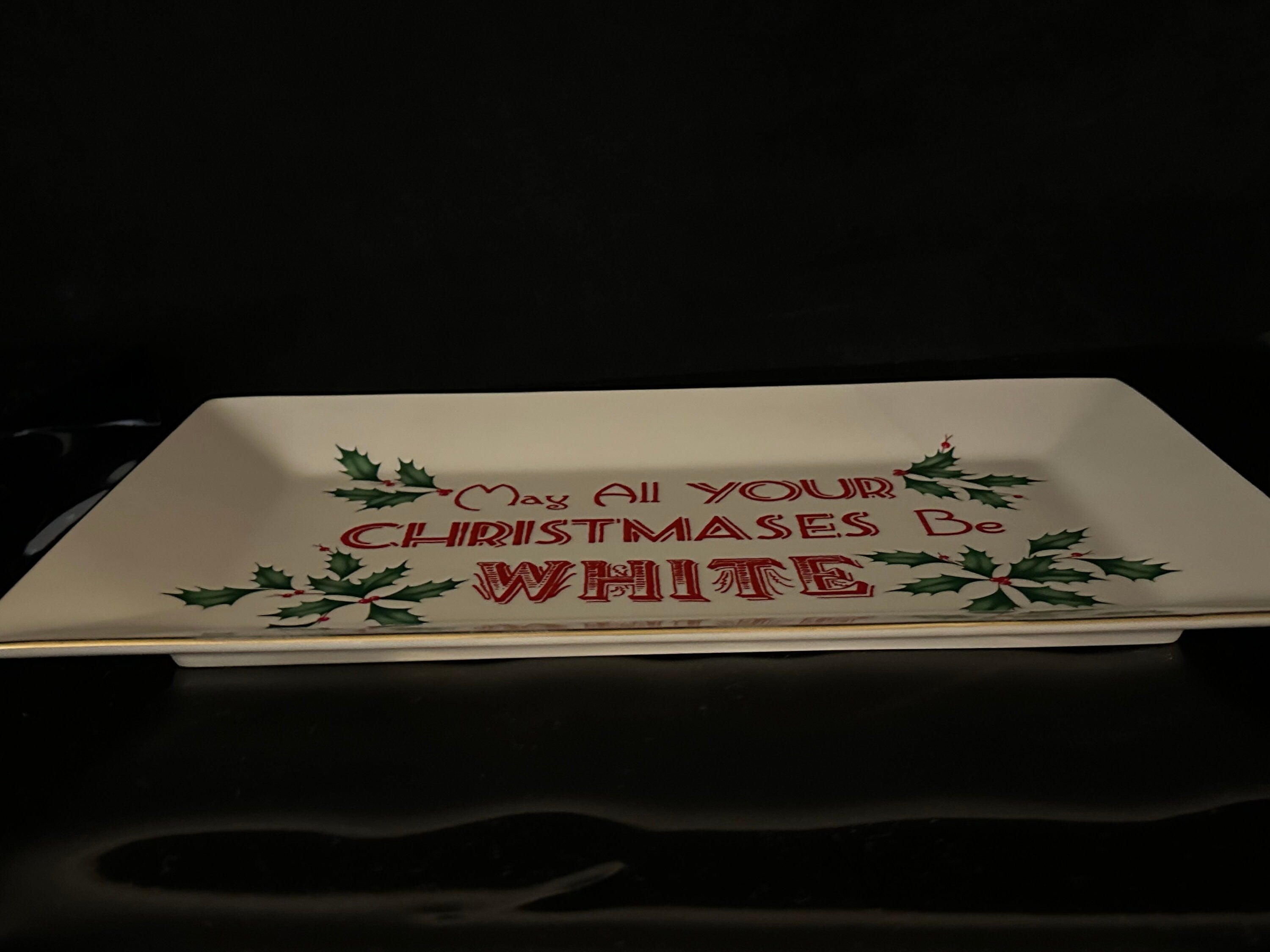 Lenox Holiday Rectangular Serving Tray