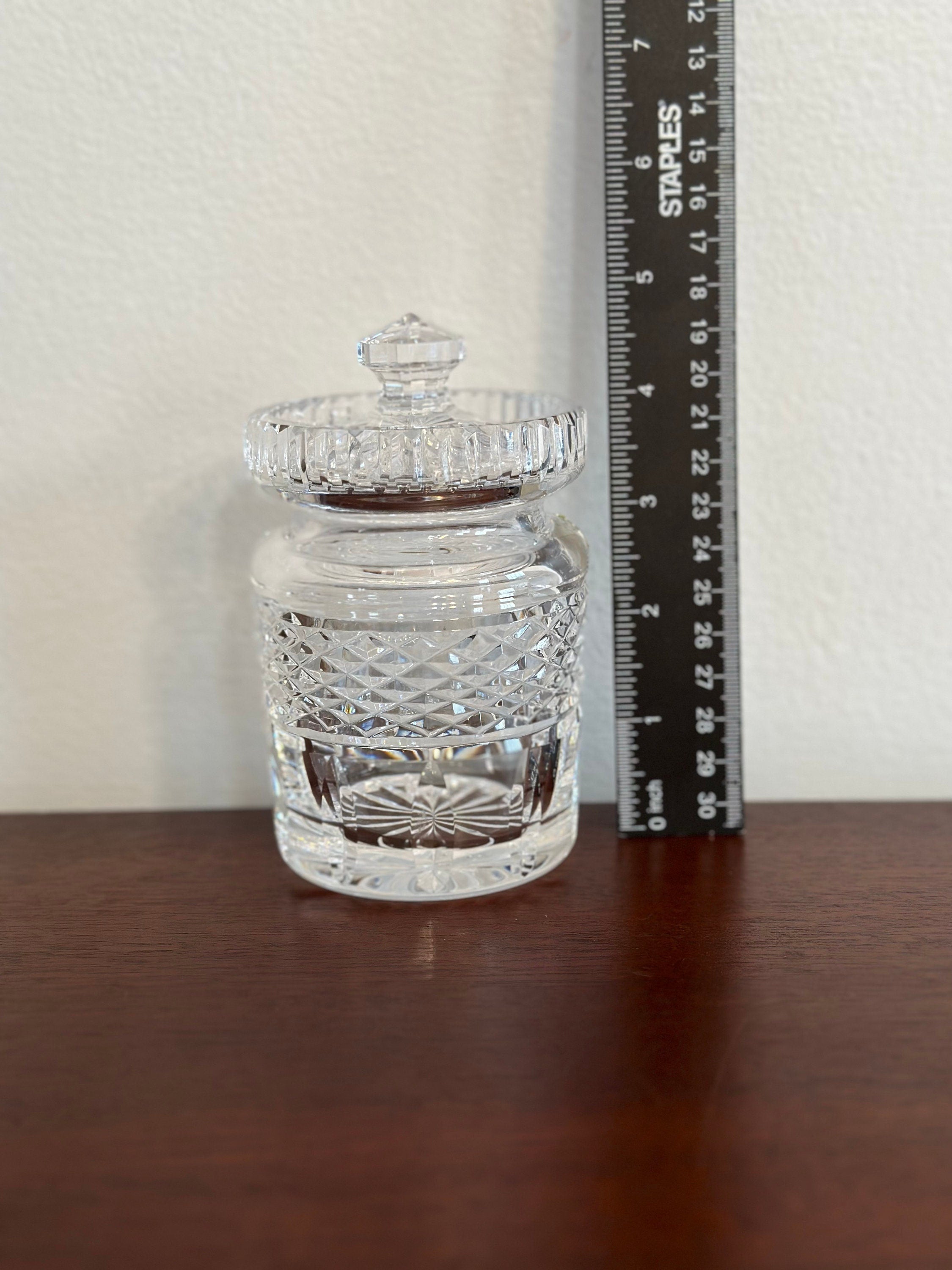 Waterford Alana Crystal Honey Jar Jelly Jam