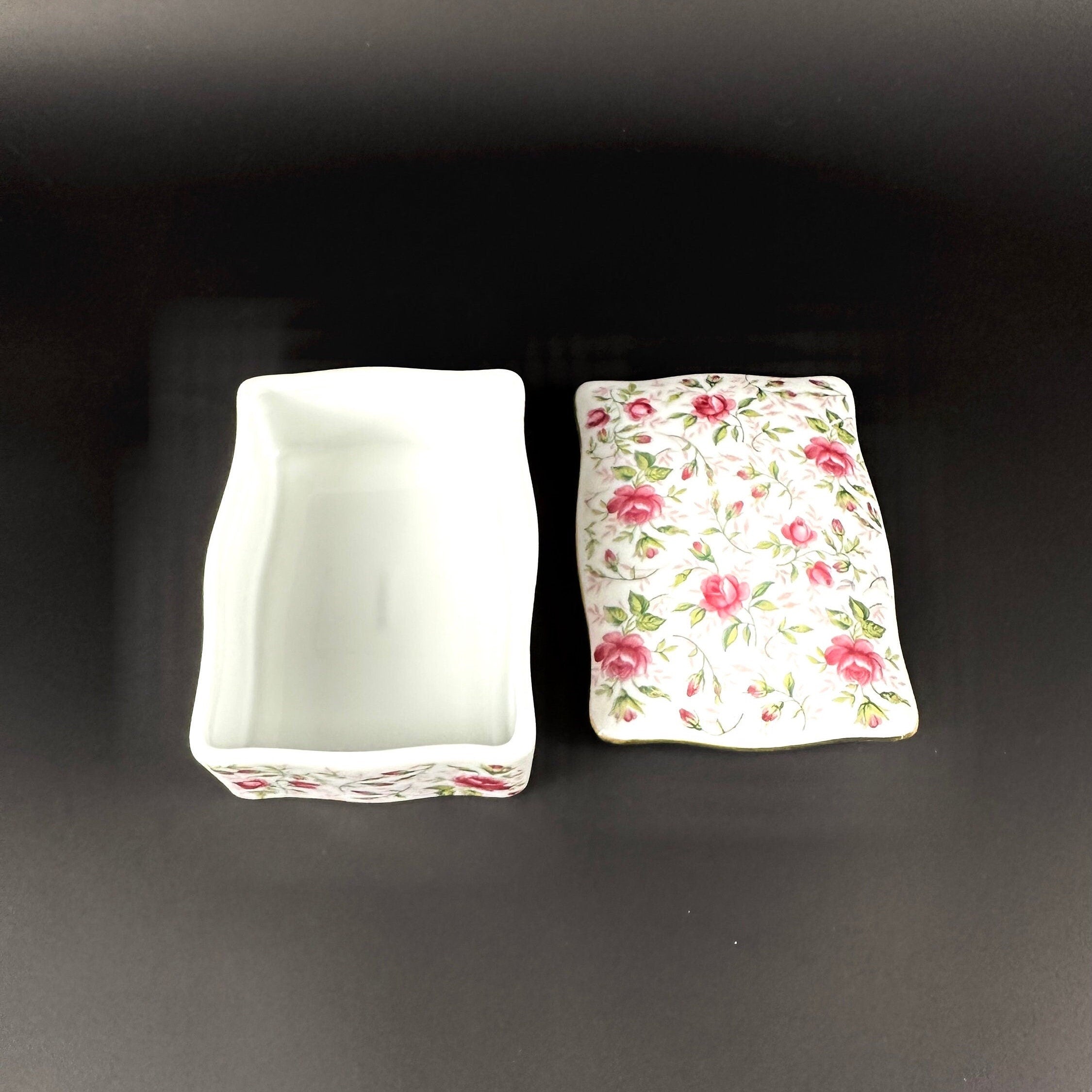Lefton “Rose Chintz” Covered Box