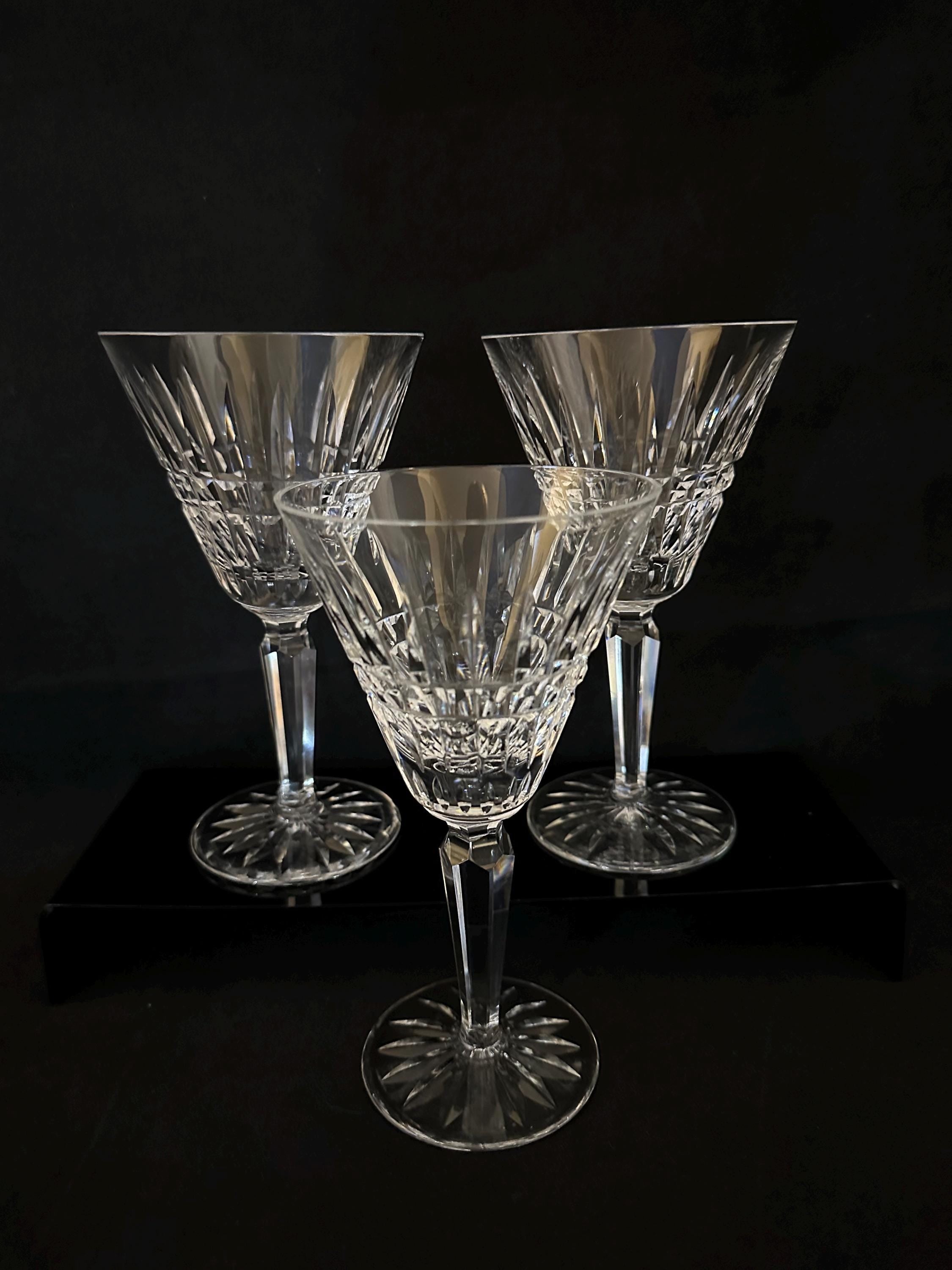 3 Waterford Glenmore Water Goblets