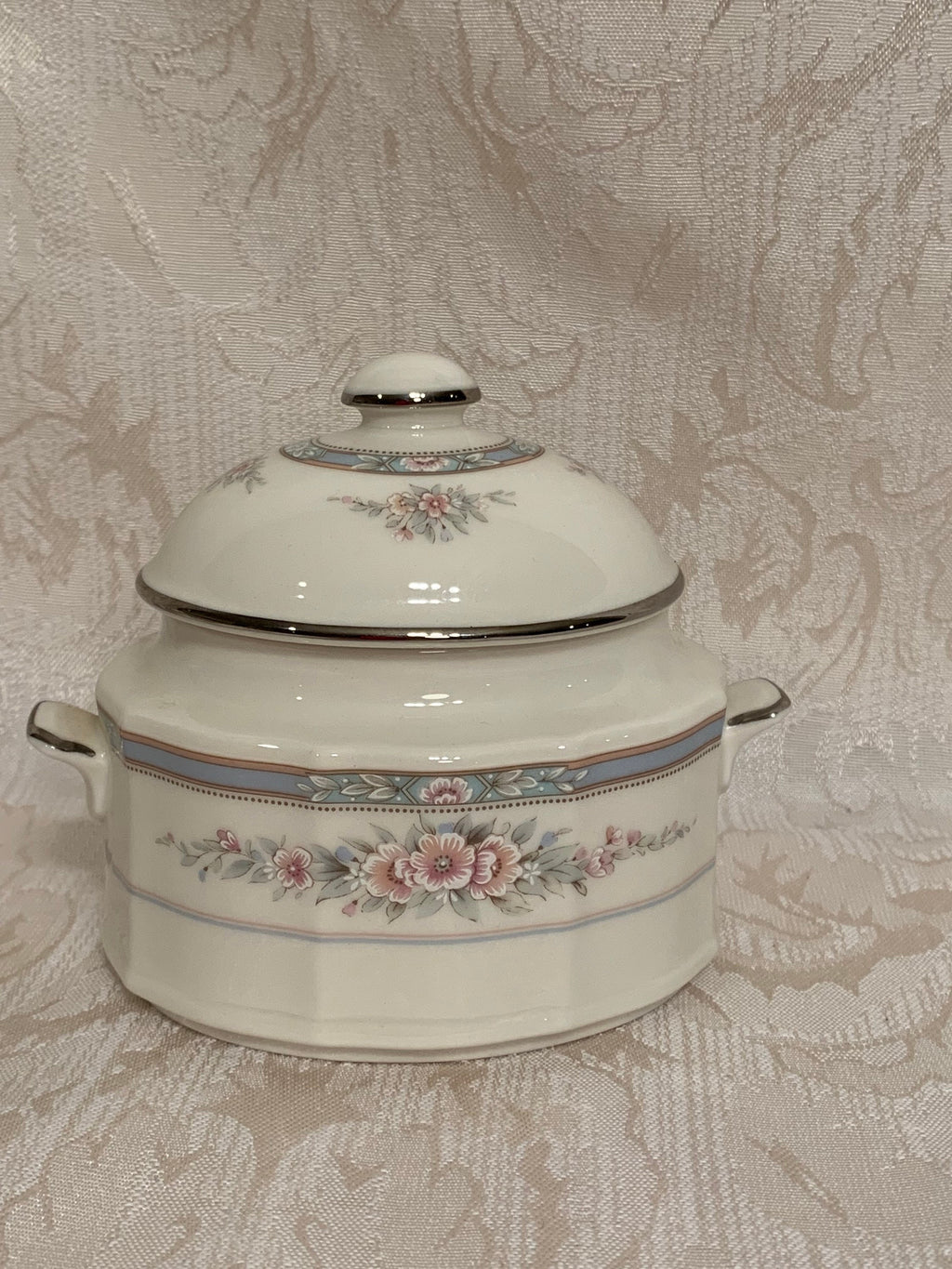 Noritake Rothschild Creamer and Sugar Bowl