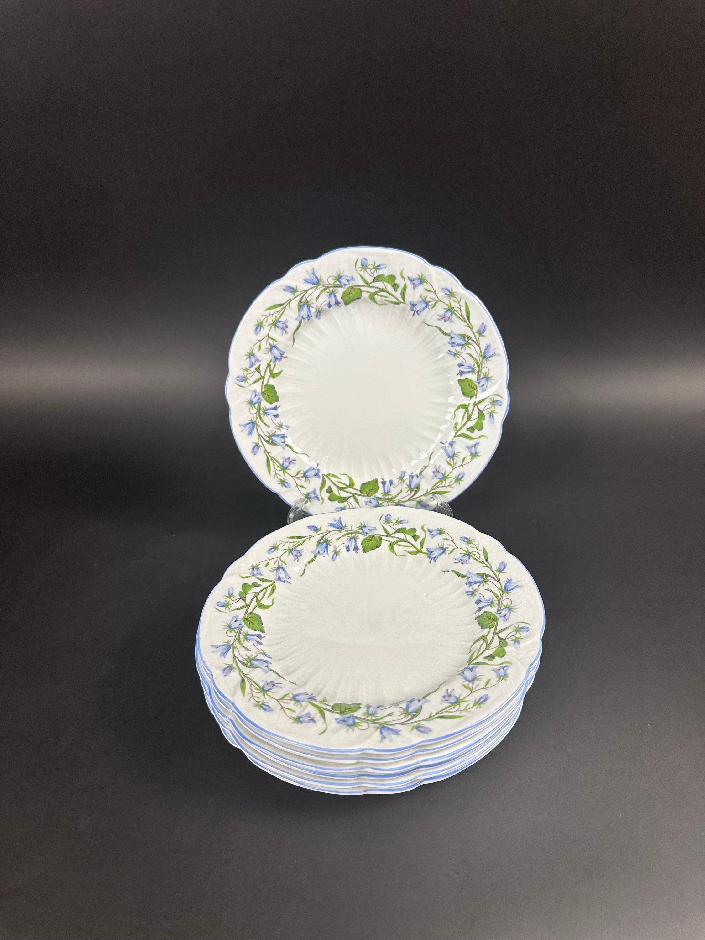 7 Shelley Harebell Dessert/Pie Plates