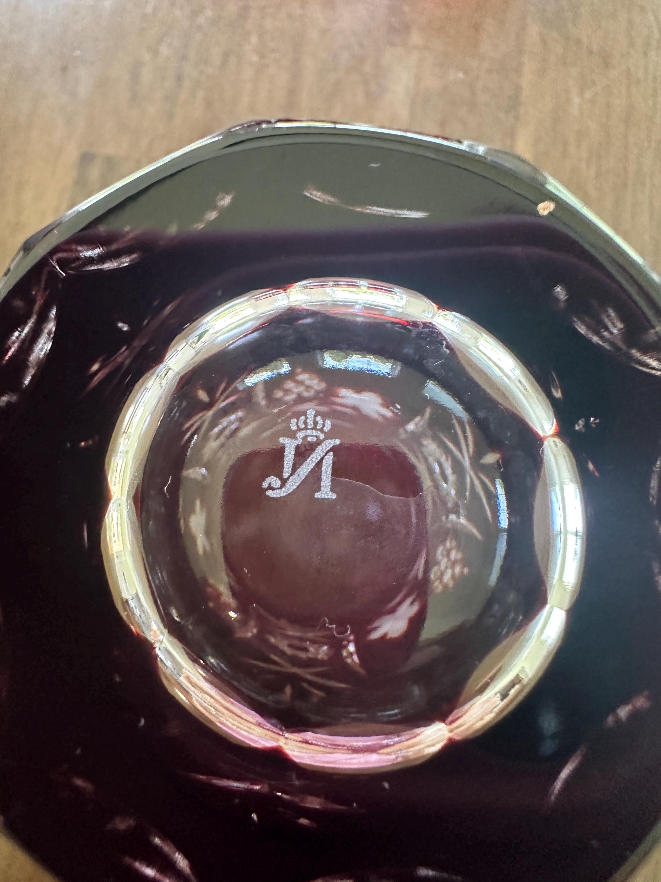 4 Nachtmann Traube Ruby Highball Glasses