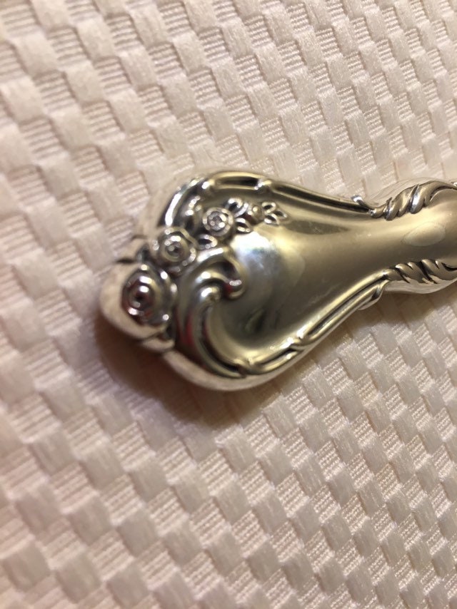 Reed and Barton Sterling Rose Cascade Knives