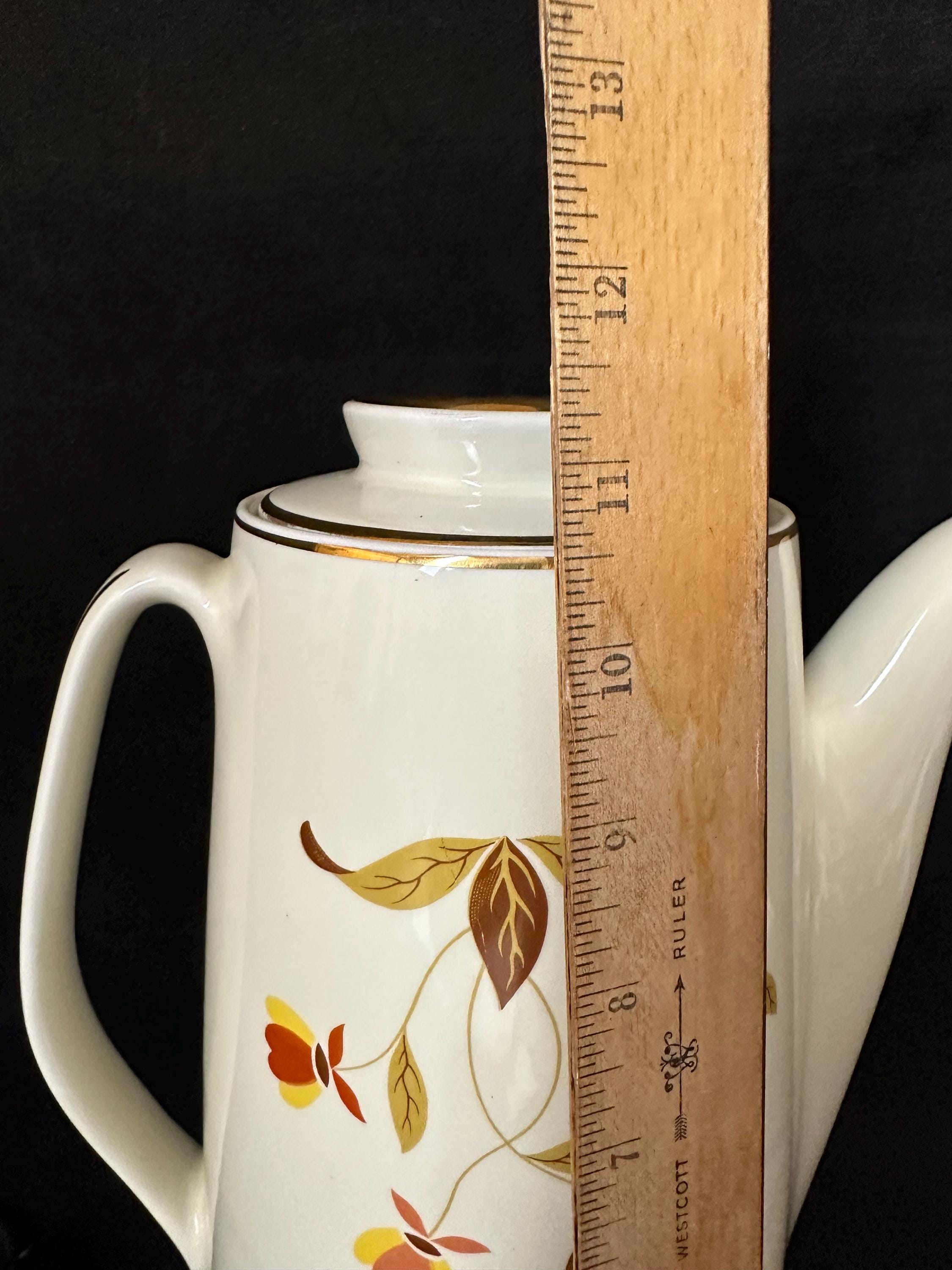 1950s Hall Autumn Leaves Electric Percolator