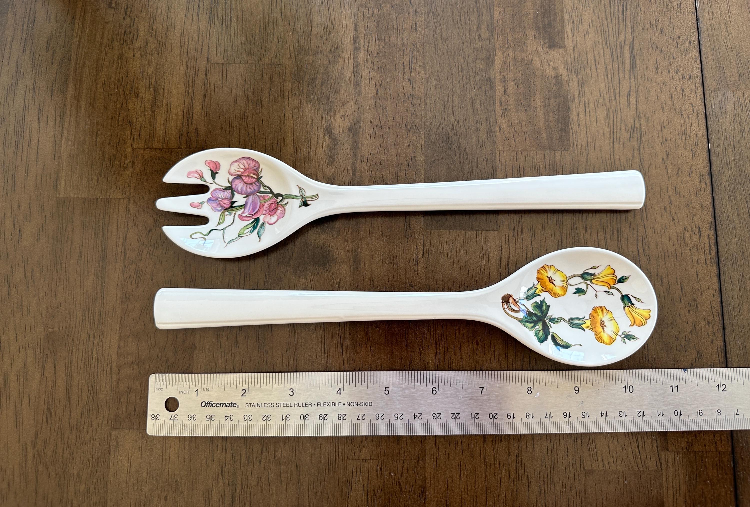 Villeroy and Boch Botanical Porcelain Salad Servers