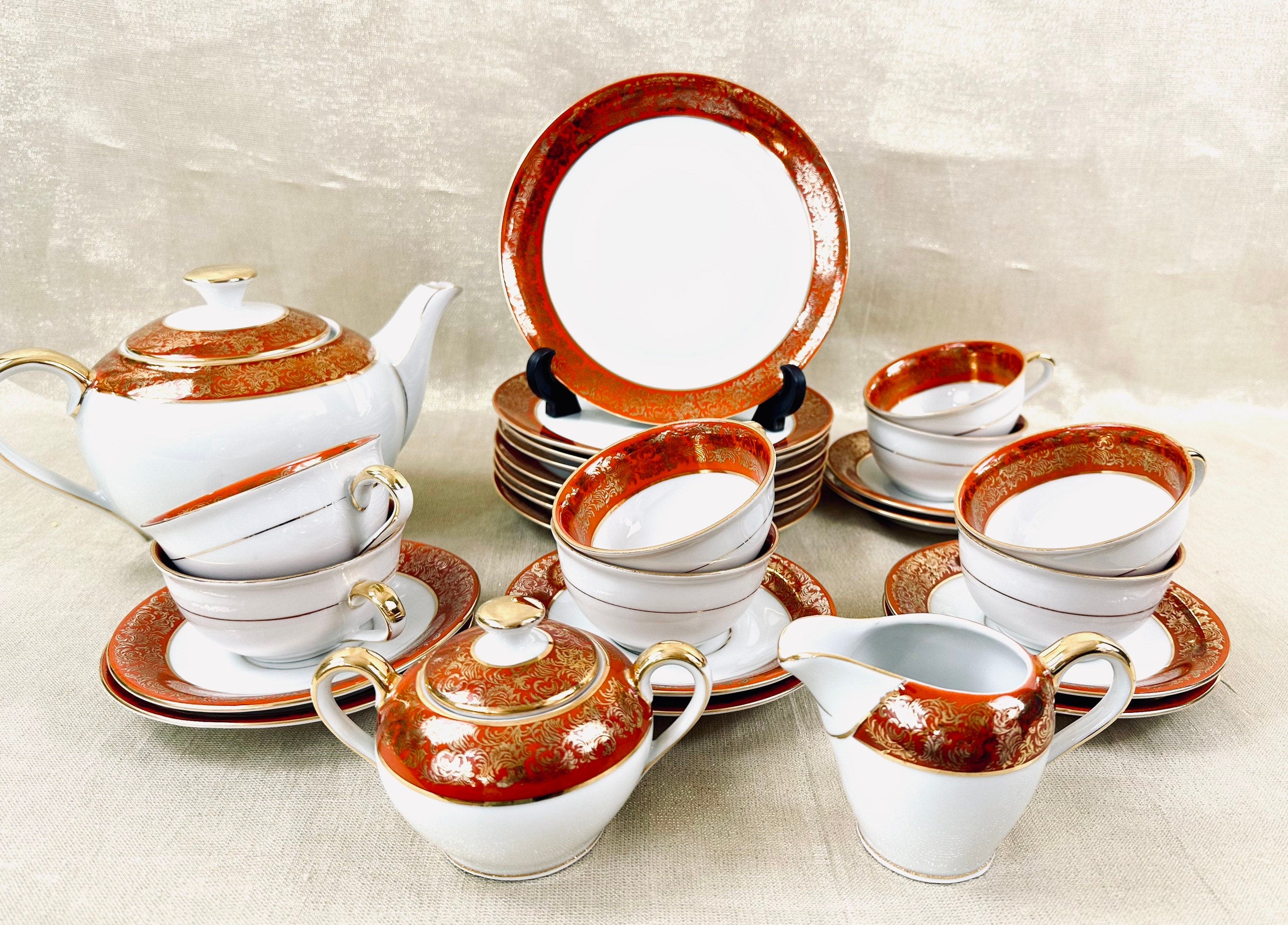 Lustreware Tea Set