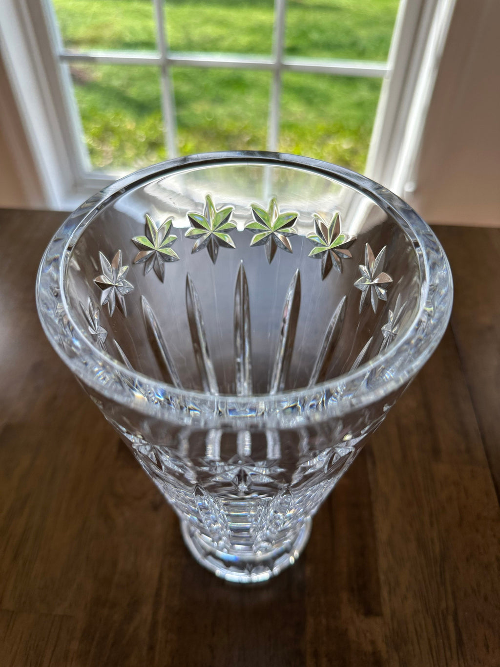 Waterford Crystal Betsy Ross Vase 8” vase