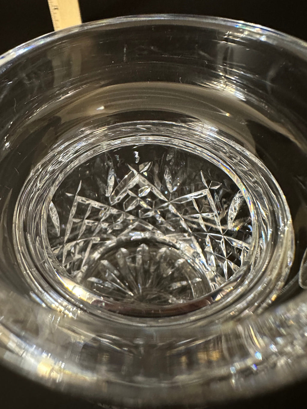 Waterford Crystal Lidded Jam/Jellie Jar in “Araglin” Pattern
