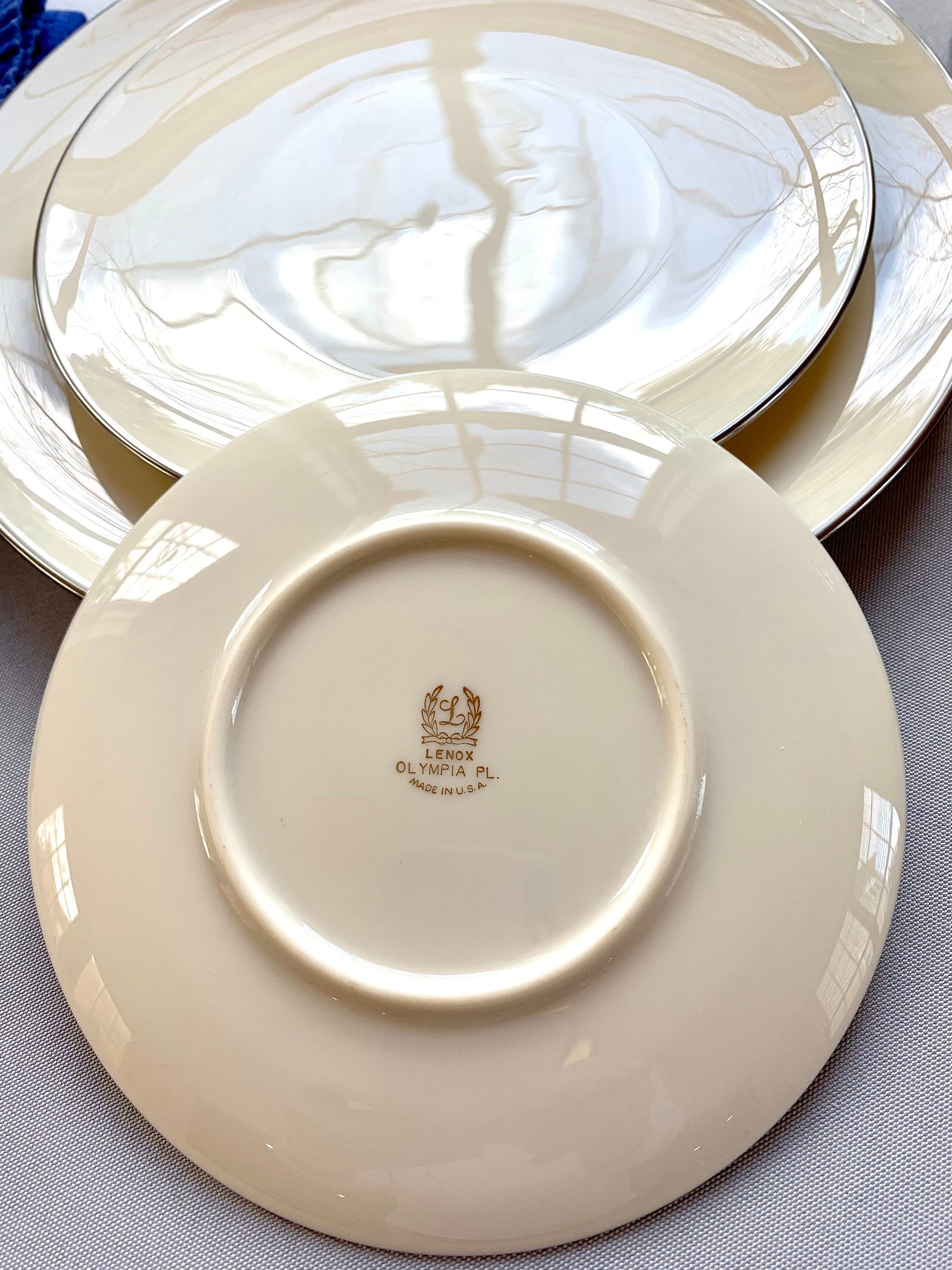 Lenox Olympia Platinum 5 Piece Place Settings