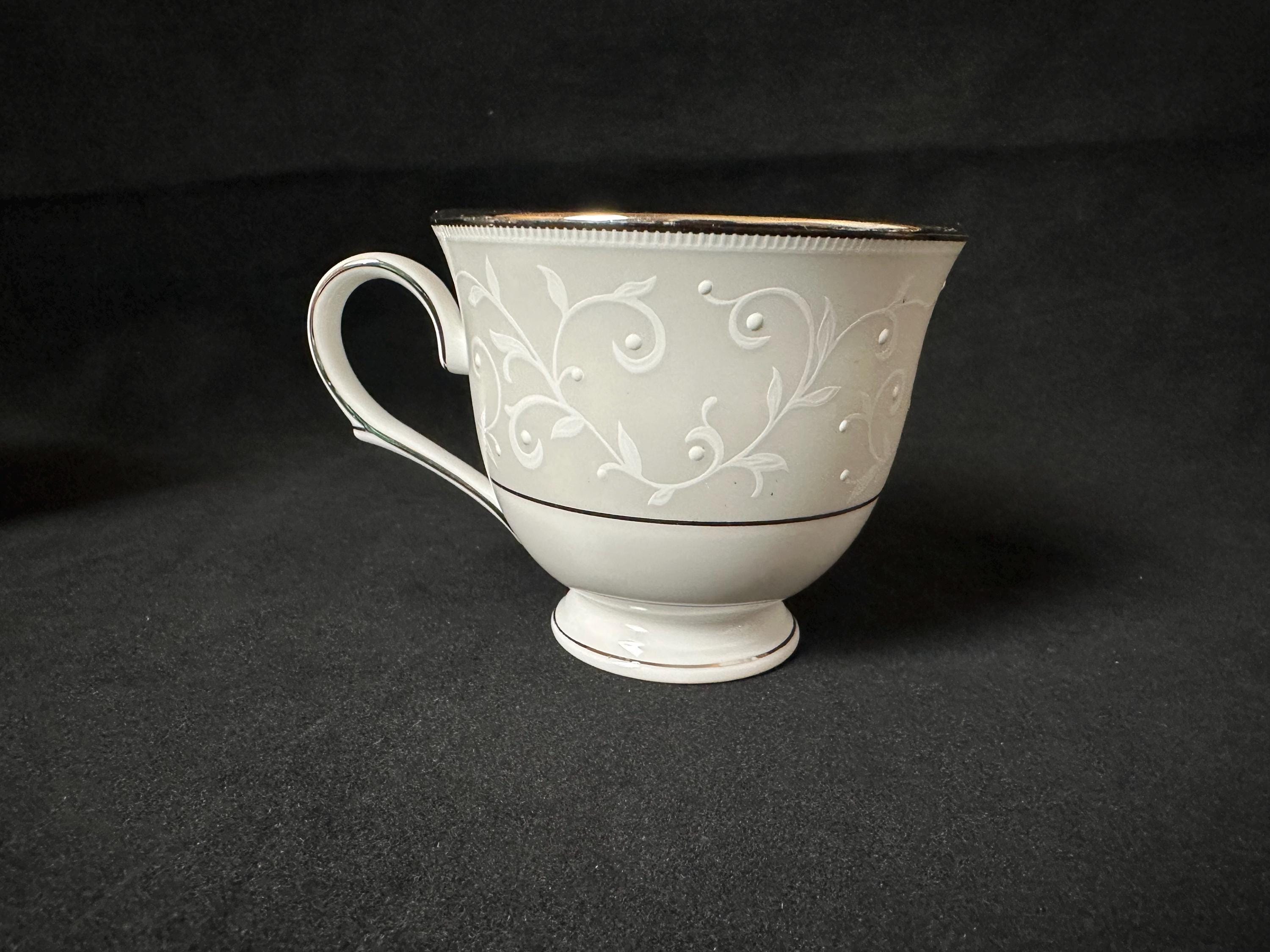 3 Lenox Opal Innocence Teacups