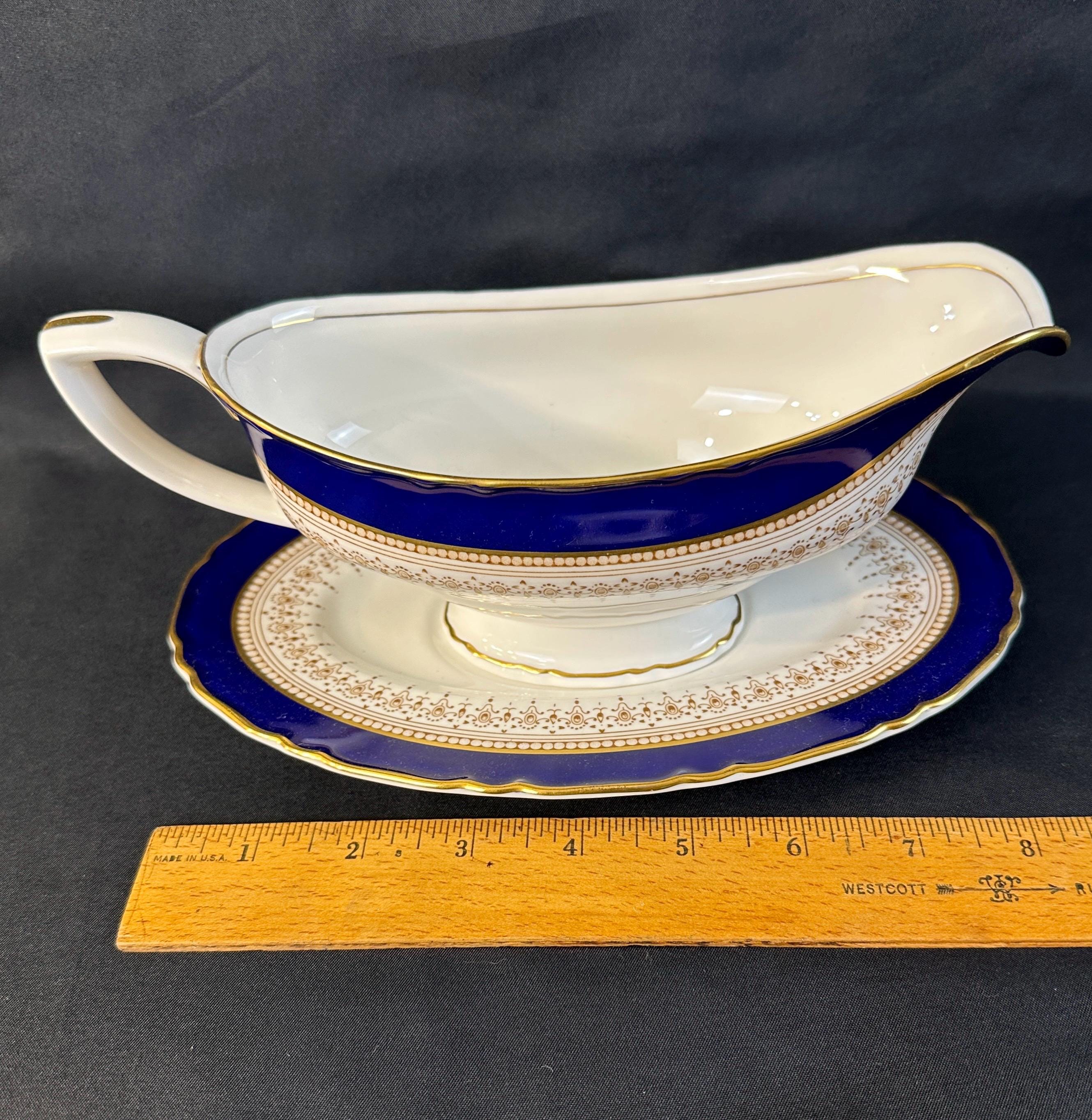 Royal Worcester Regency Gravy Boat with Underplate