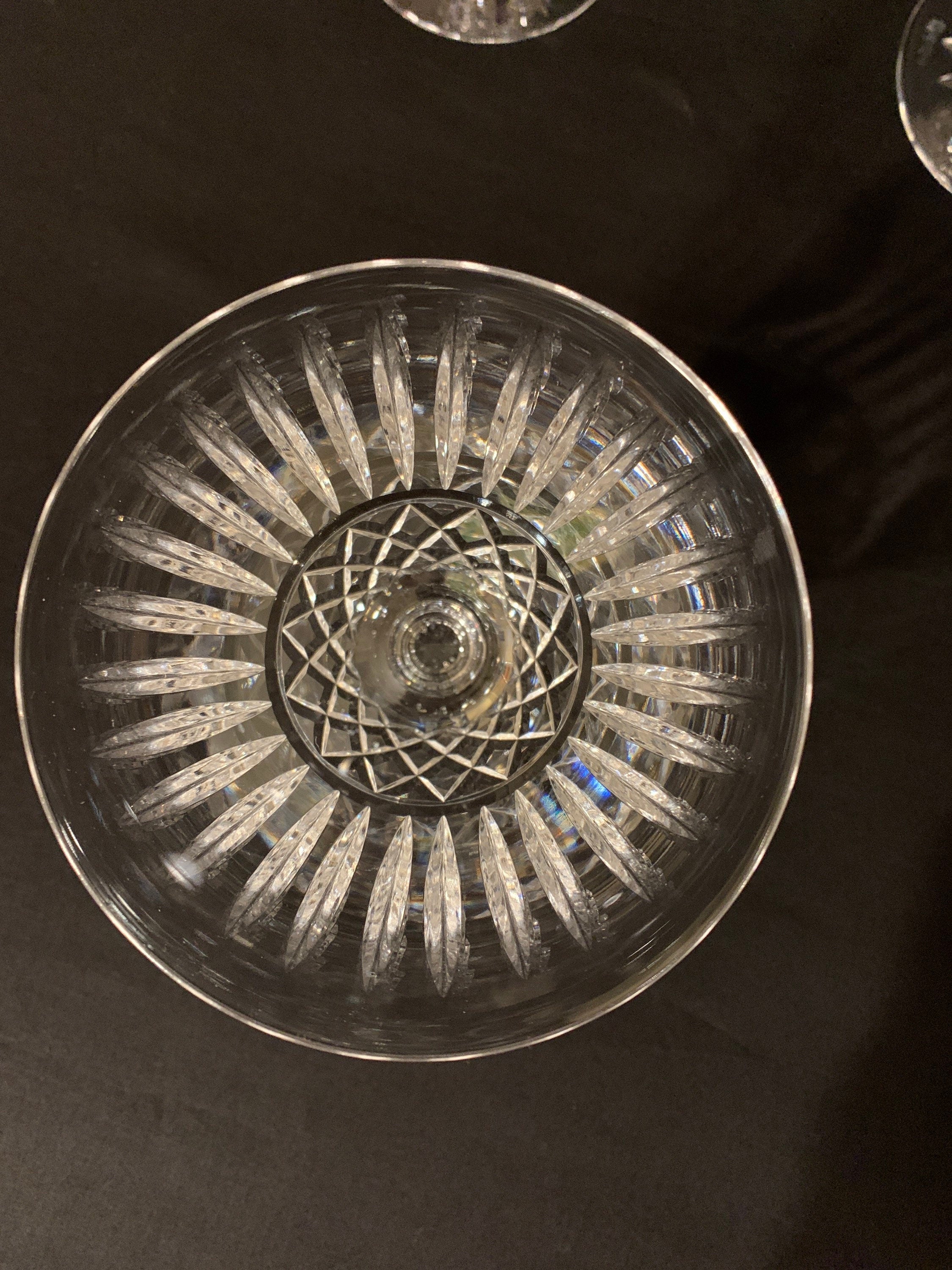 4 Waterford Crystal Tramore Water Goblets