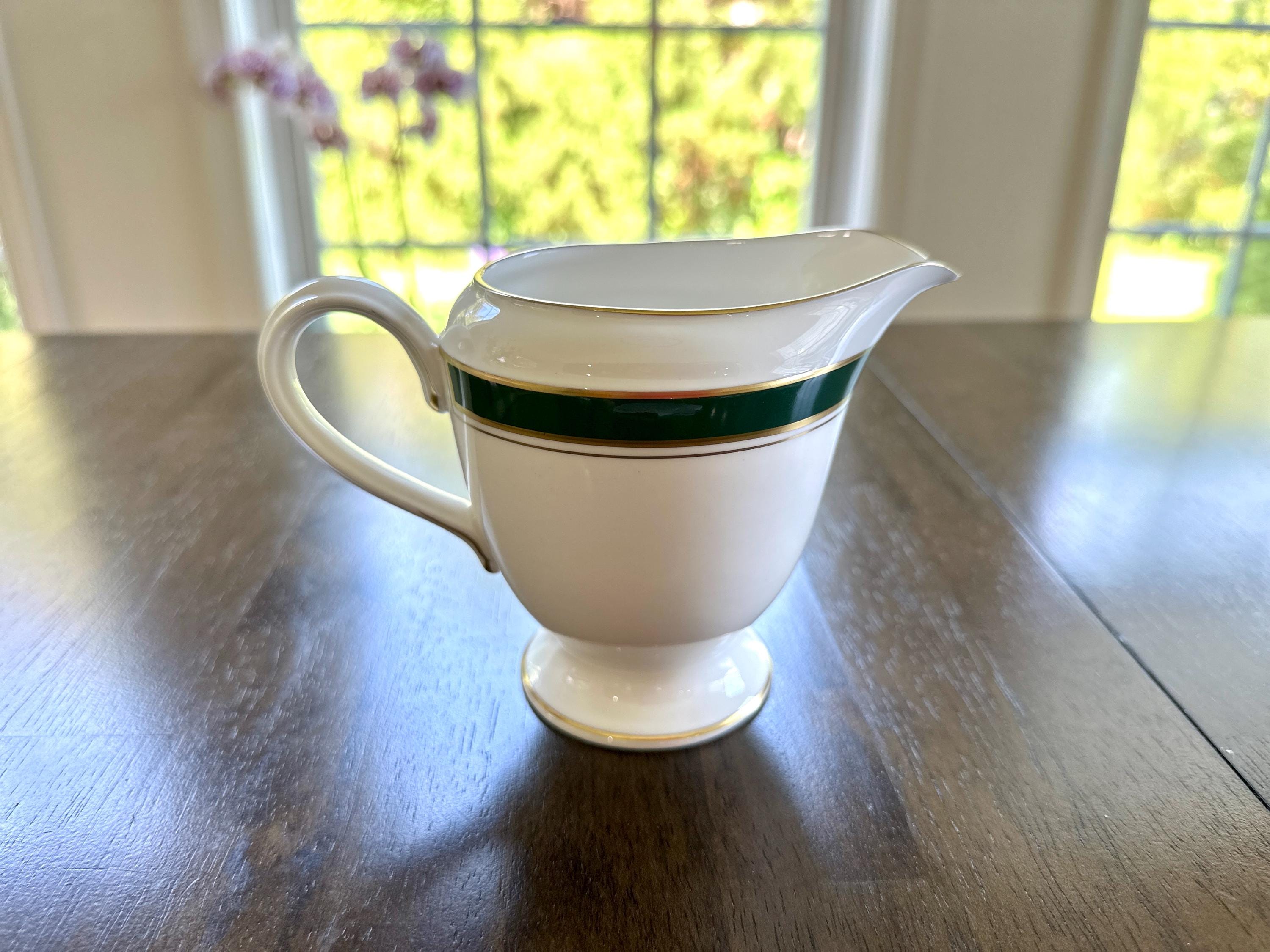 Royal Worcester Howard Leather Green Creamer