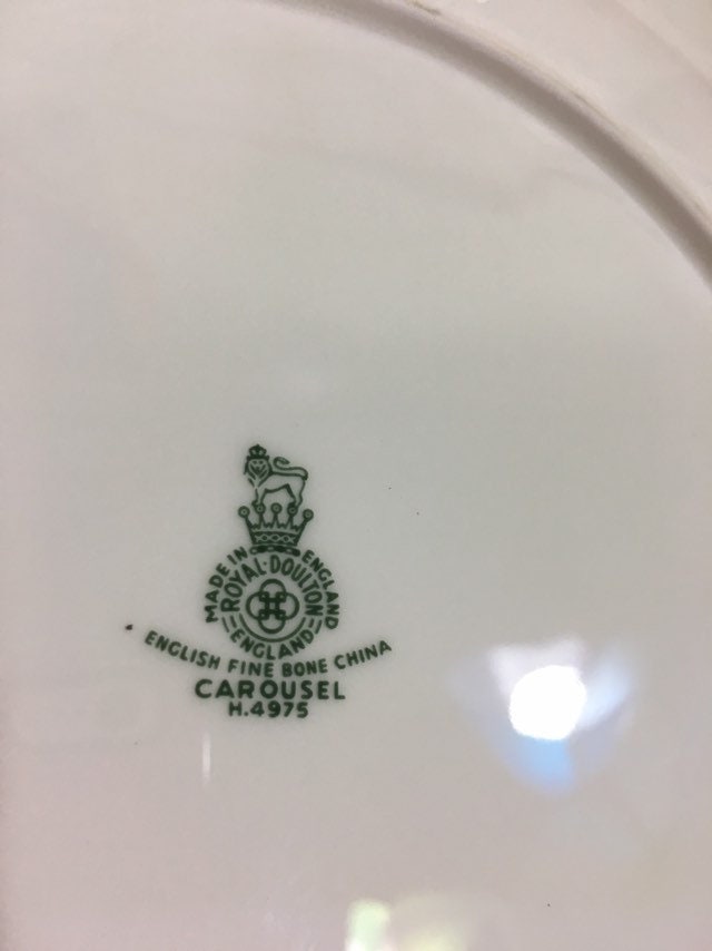 3 Royal Doulton Carousel Salad Plates