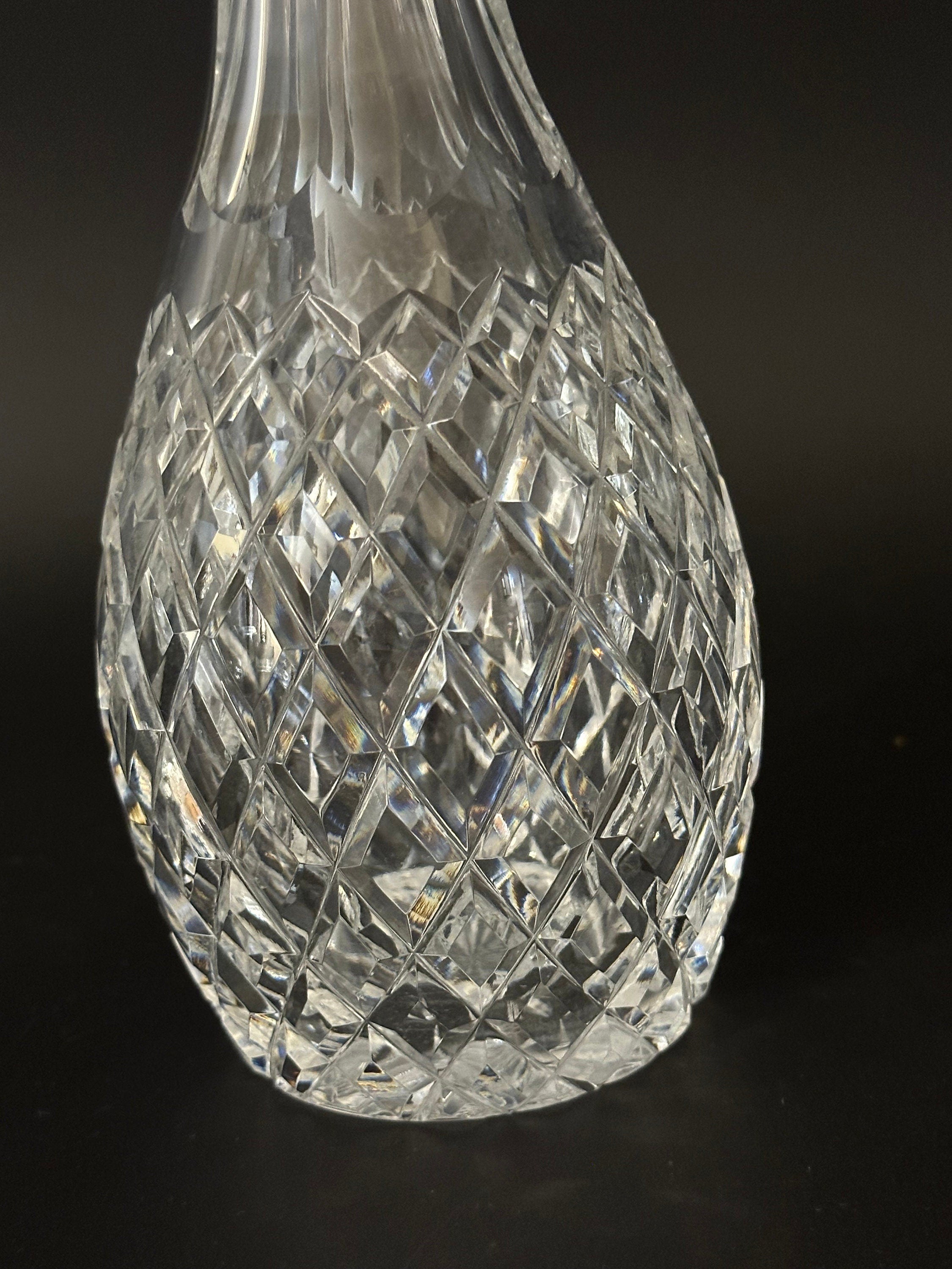 Waterford Crystal Decanter & Stopper  Comeragh Cut