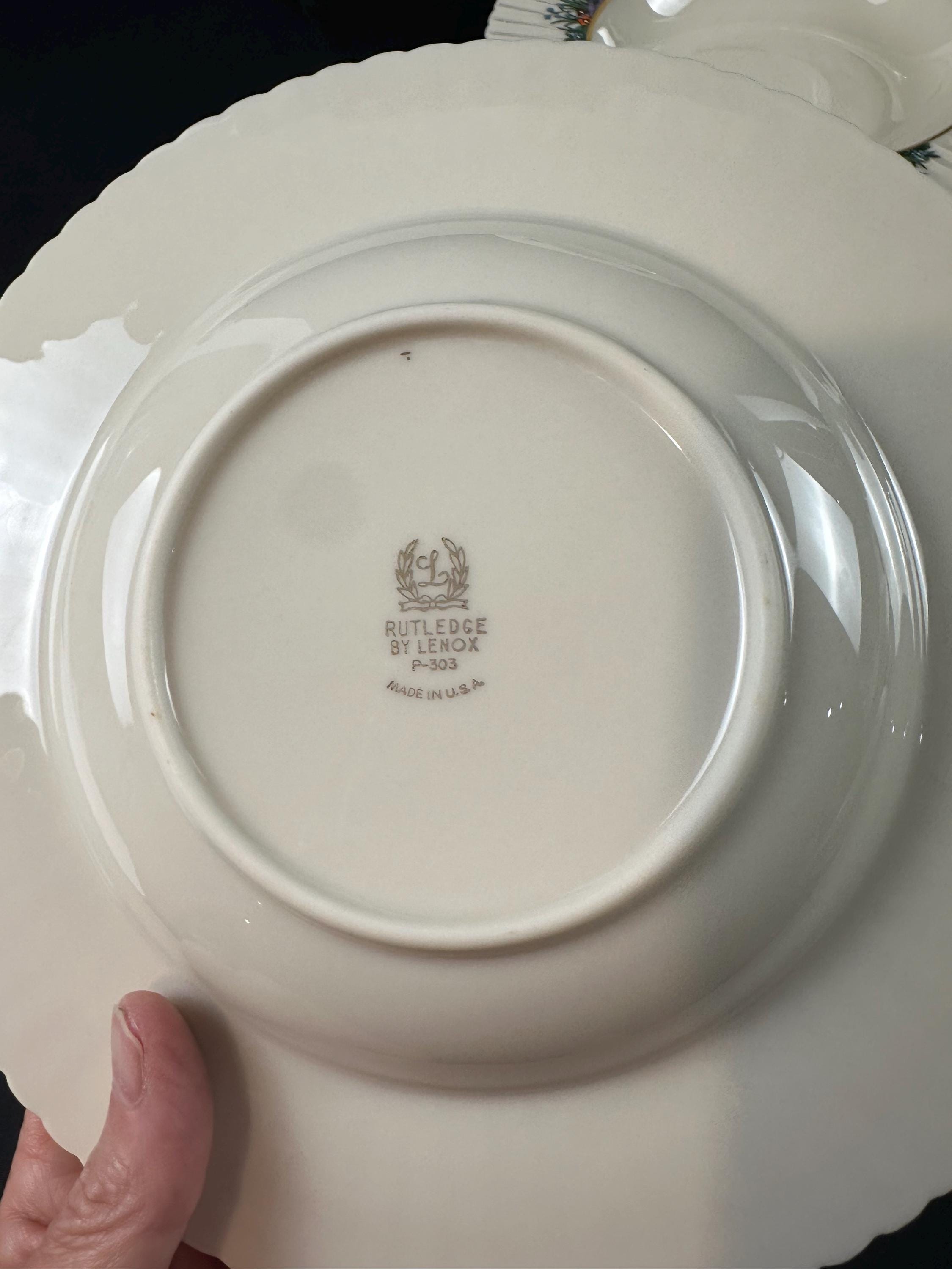 3 Lenox Rutledge Soup Bowls