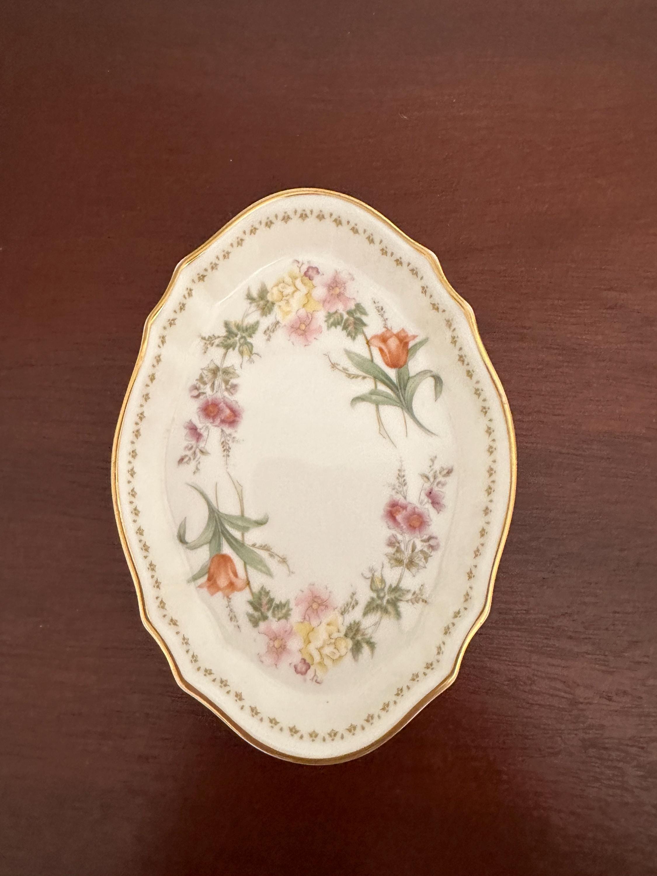 Wedgwood Mirabelle Candlesticks and Small Tray