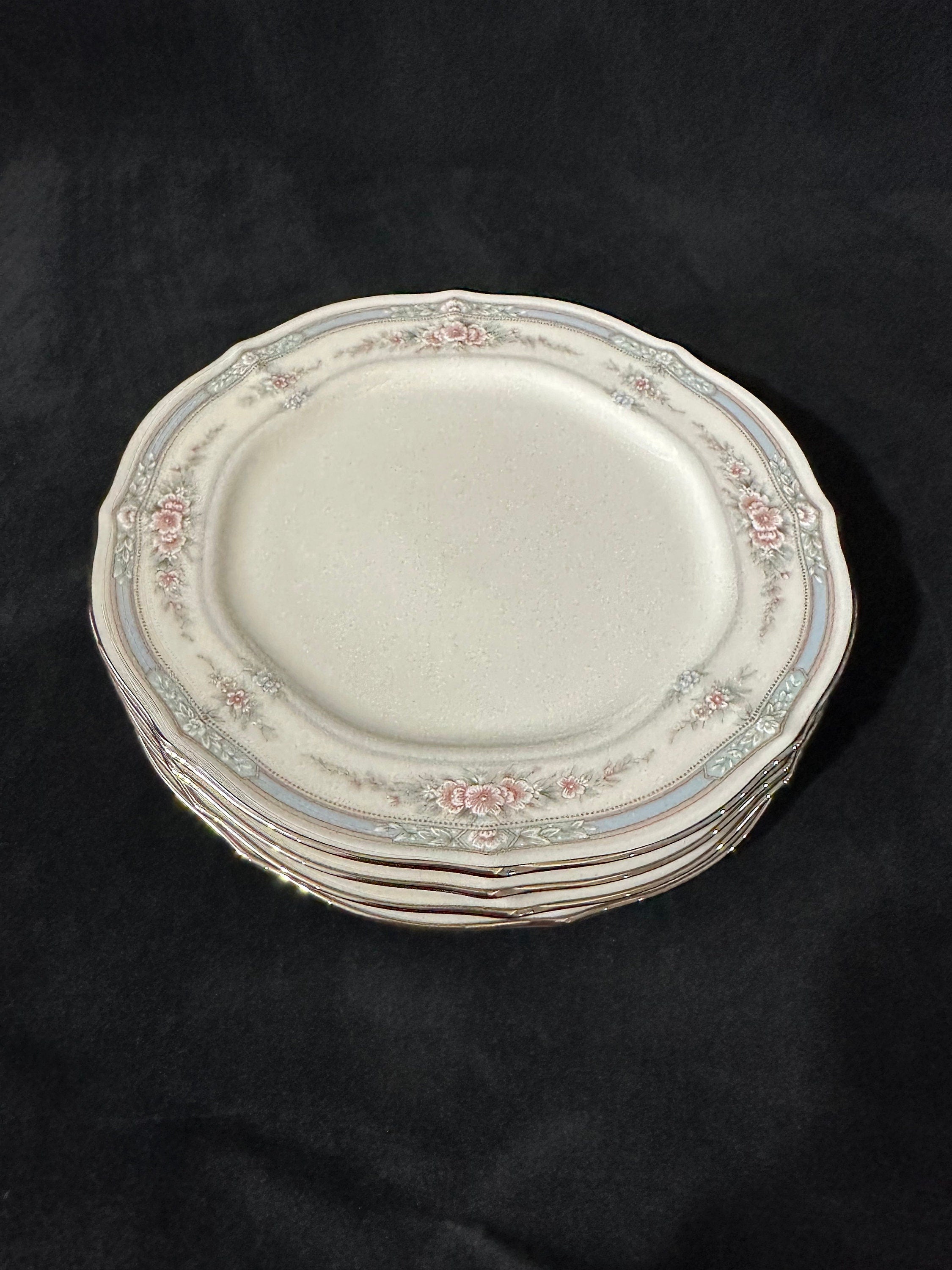 4 Noritake Rothschild Salad Plates