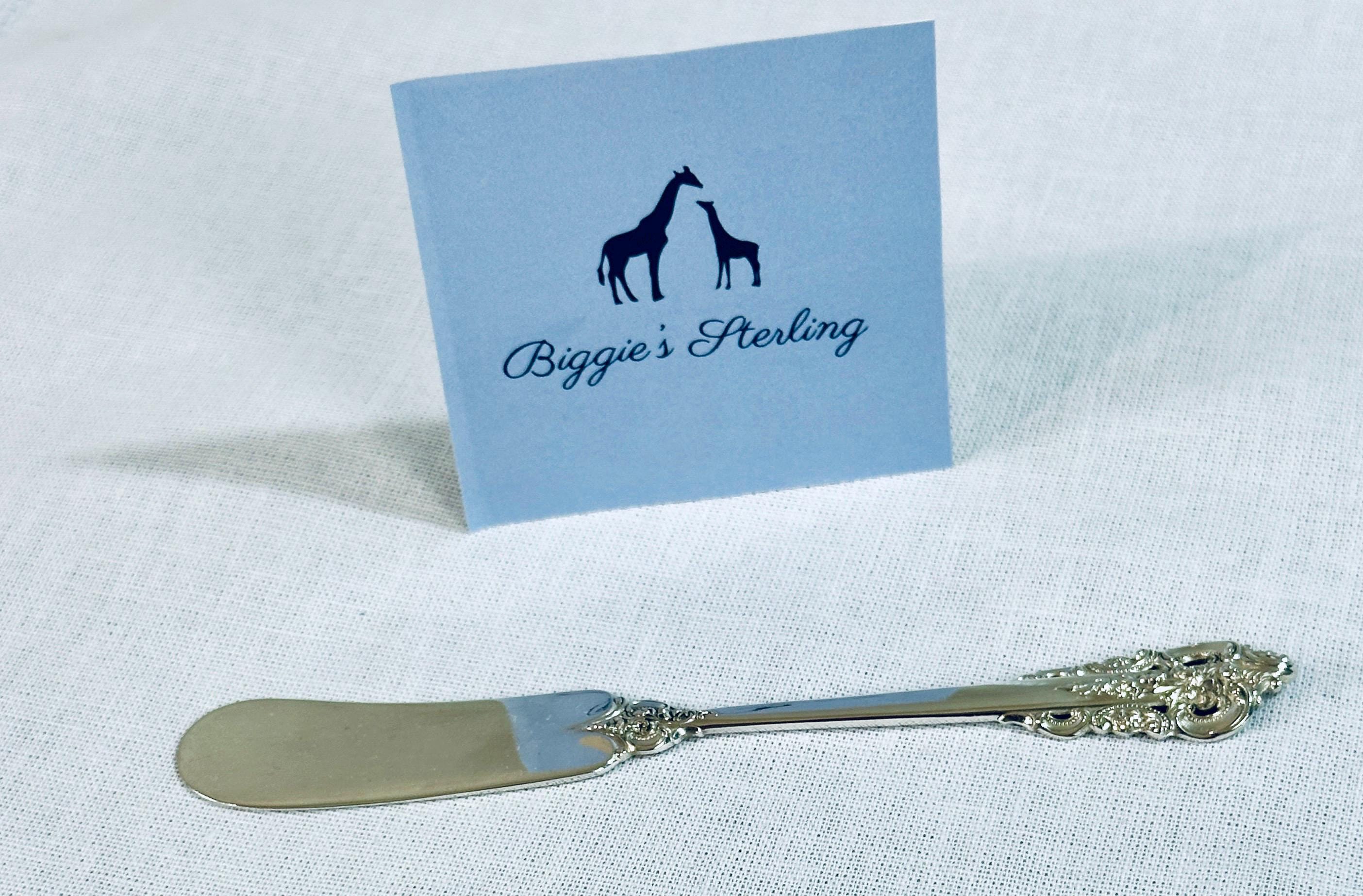 Wallace Grande Baroque Butter Paddle Knife Sterling Silver