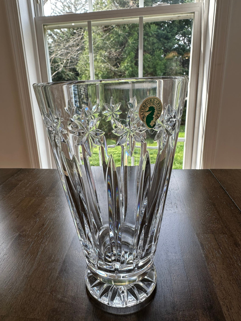 Waterford Crystal Betsy Ross Vase 8” vase