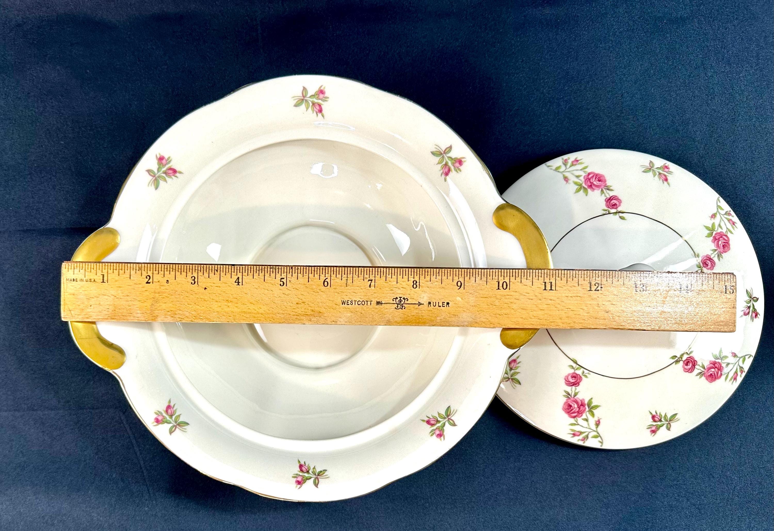 Haviland Delaware Covered Round Serving Bowl