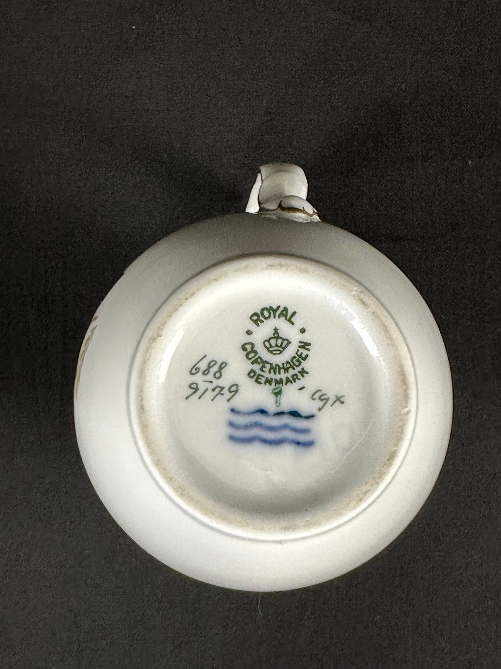 Royal Copenhagen Brown Rose Creamer