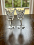 2 Waterford Crystal Alana Claret Glasses
