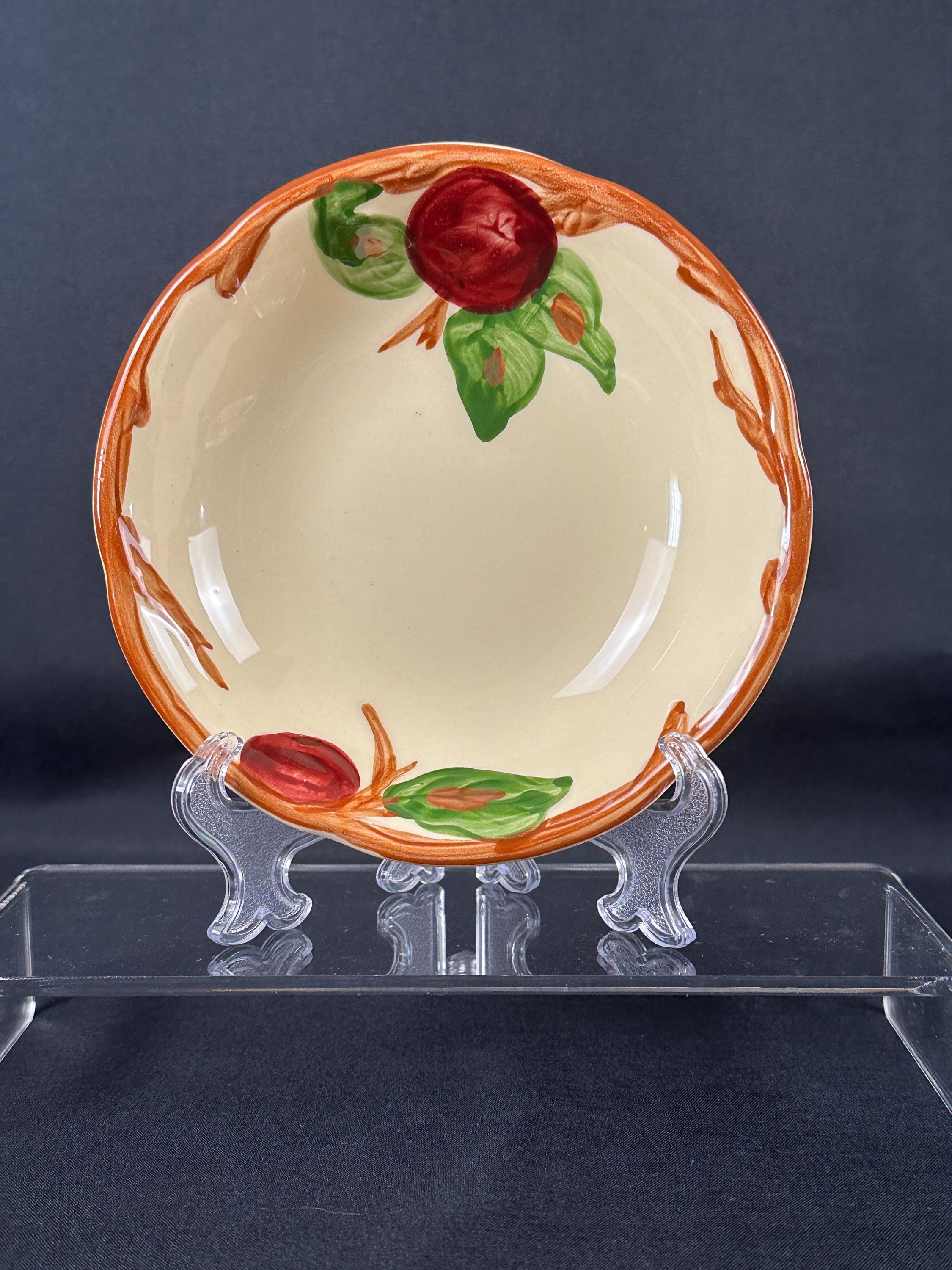7 Franciscan Apple Fruit Dessert Bowls