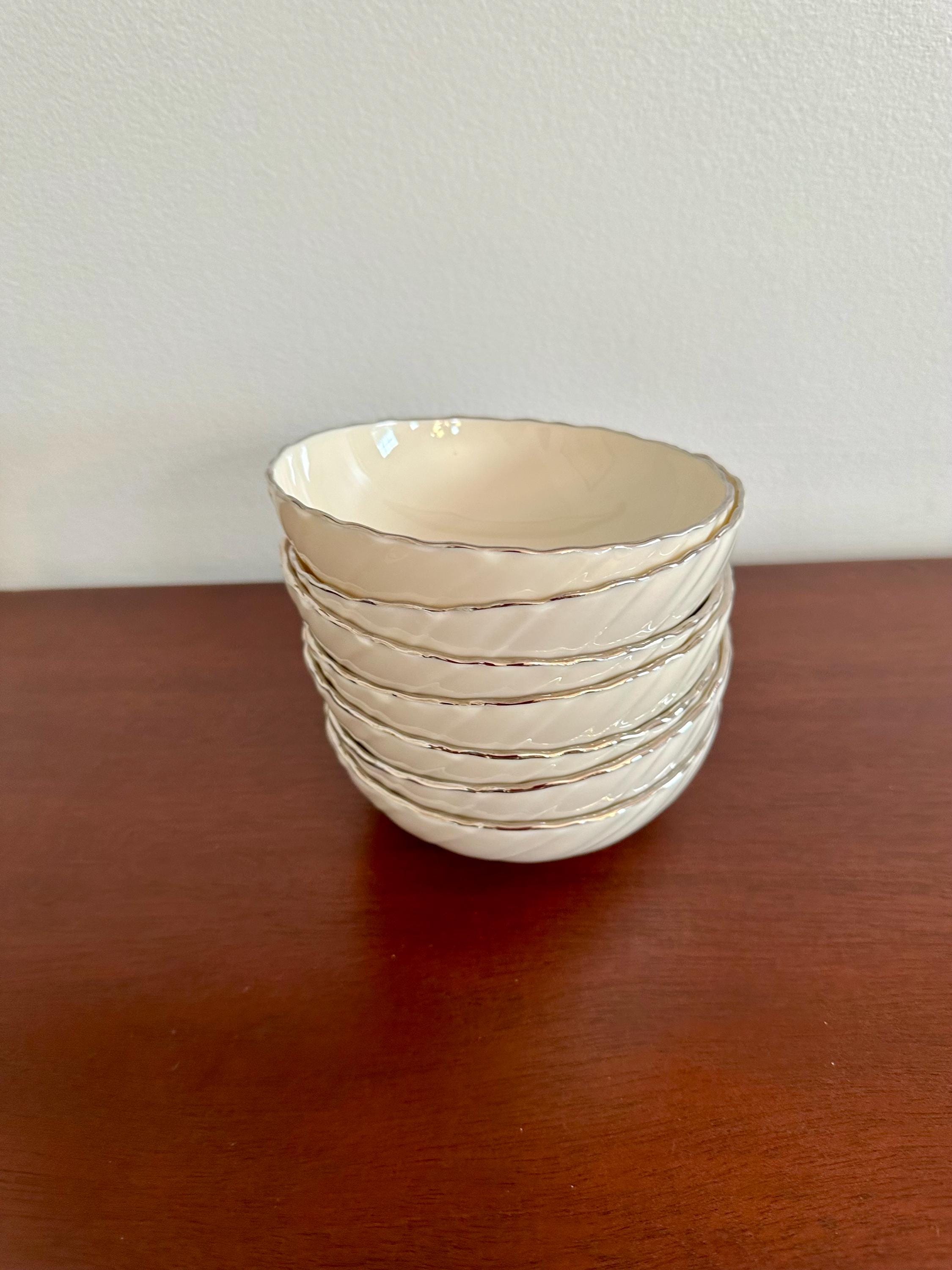 7 Lenox Weatherly Coupe Cereal Bowls