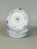 4 Wedgwood Rosedale Fruit Bowls Dessert Bowls