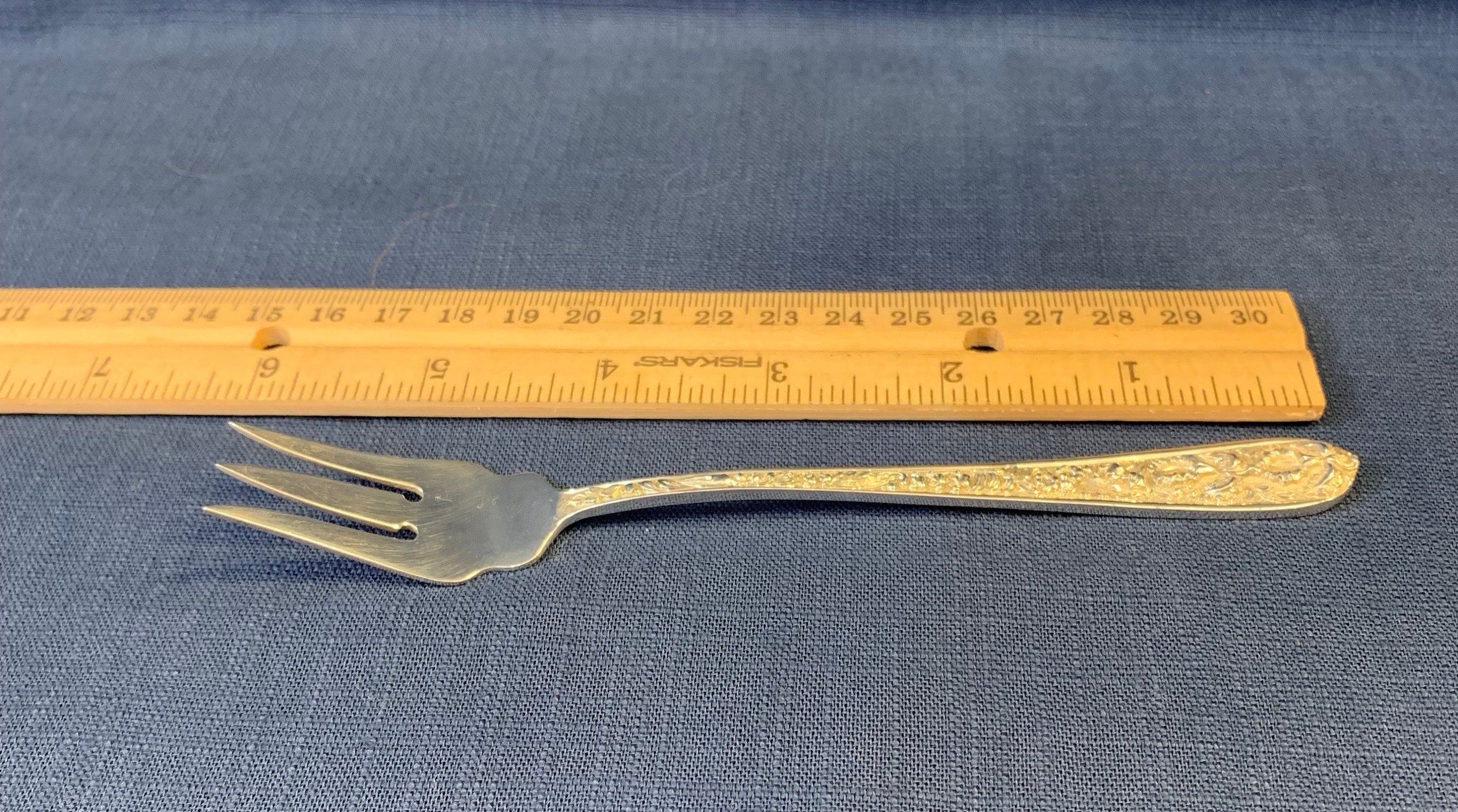 Stieff Corsage Sterling Silver Pickle Olive Fork