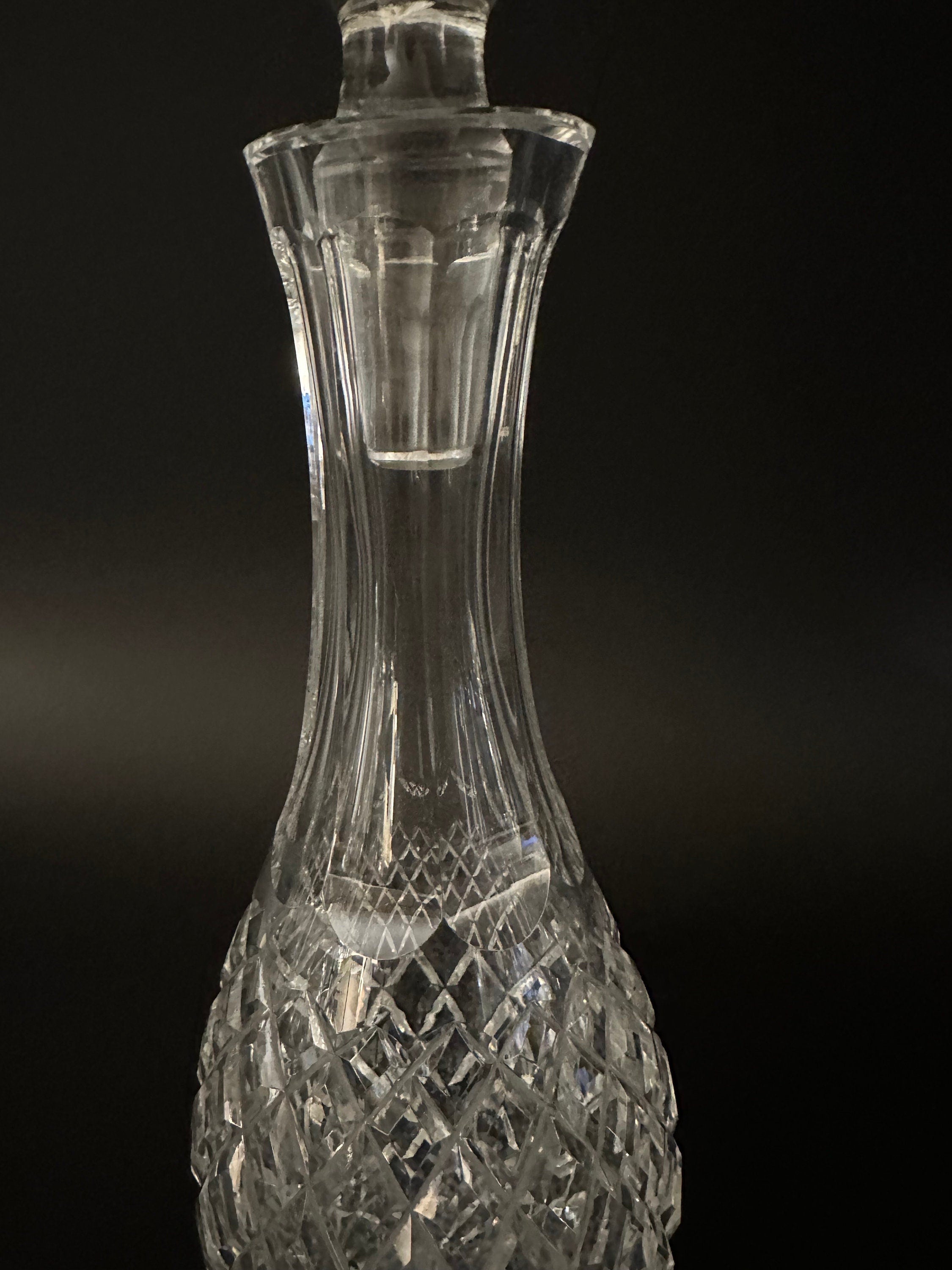 Waterford Crystal Decanter & Stopper  Comeragh Cut