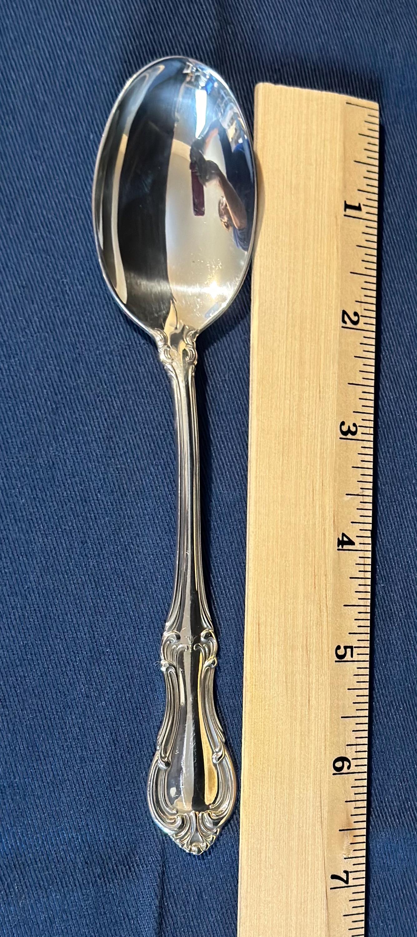 International Silver Joan of Arc Sterling Oval Soup Spoon Tablespoon
