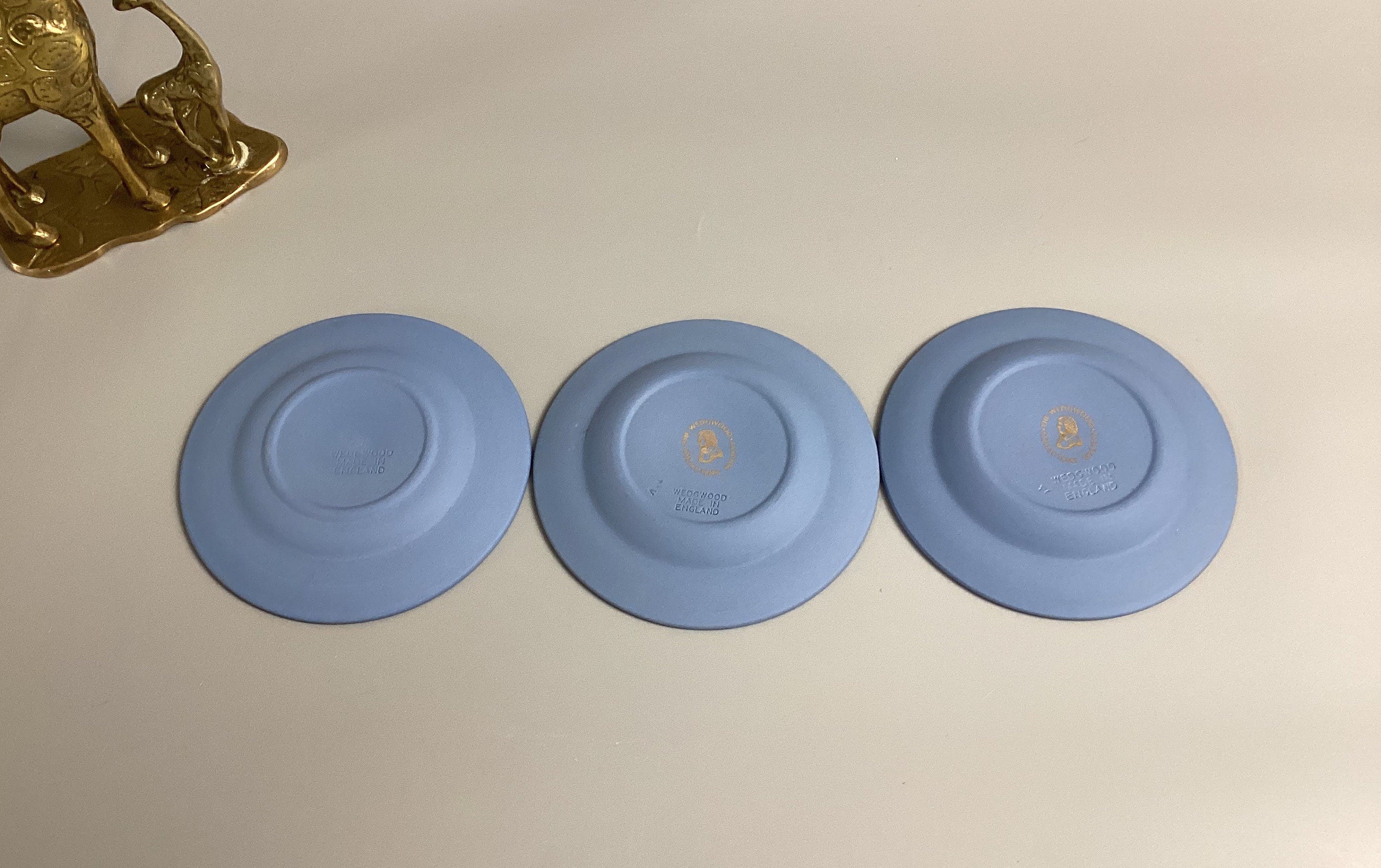 Three Wedgwood Jasperware  Trinket Dishes