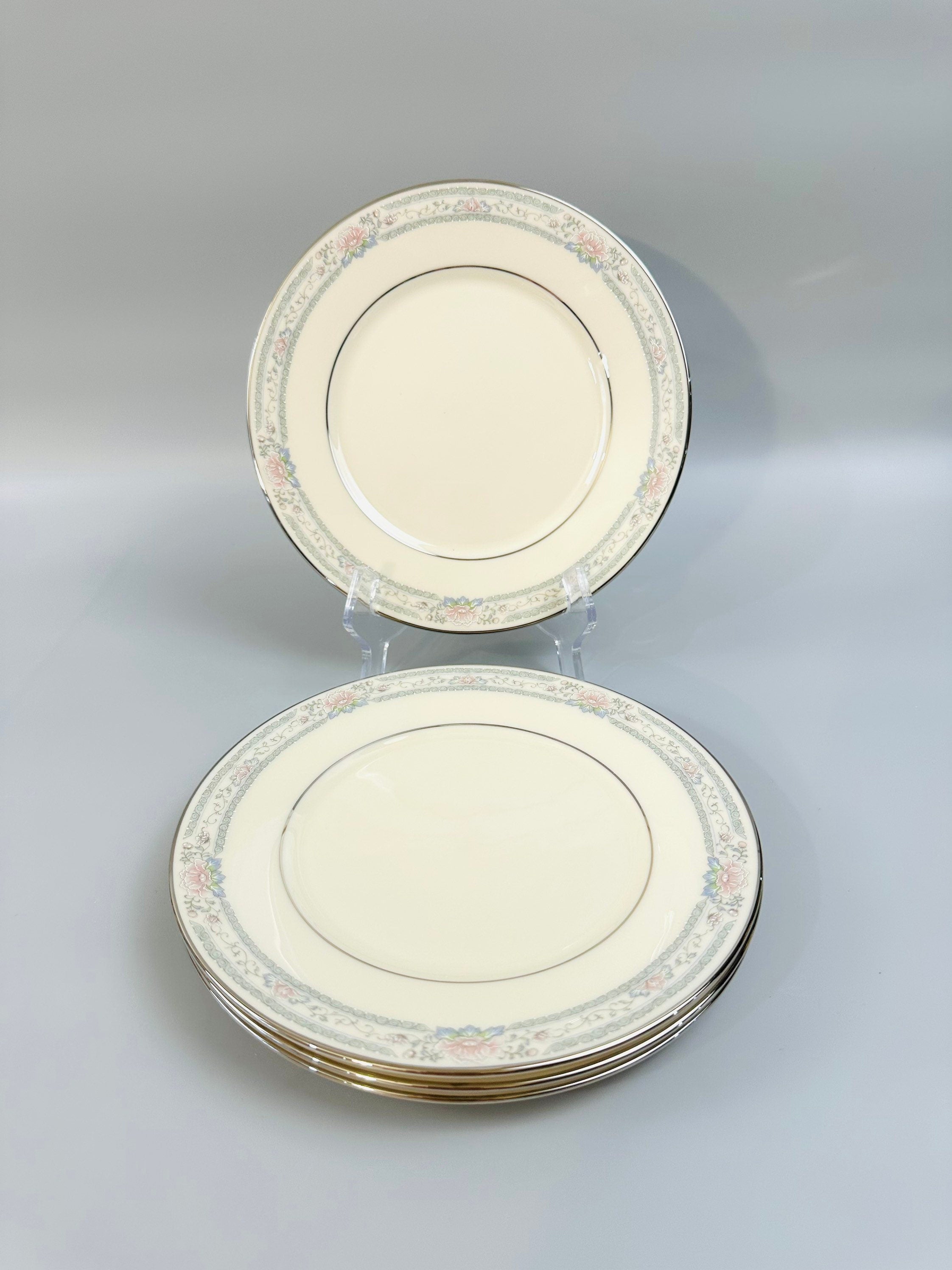 4 Lenox Charleston Salad Plates