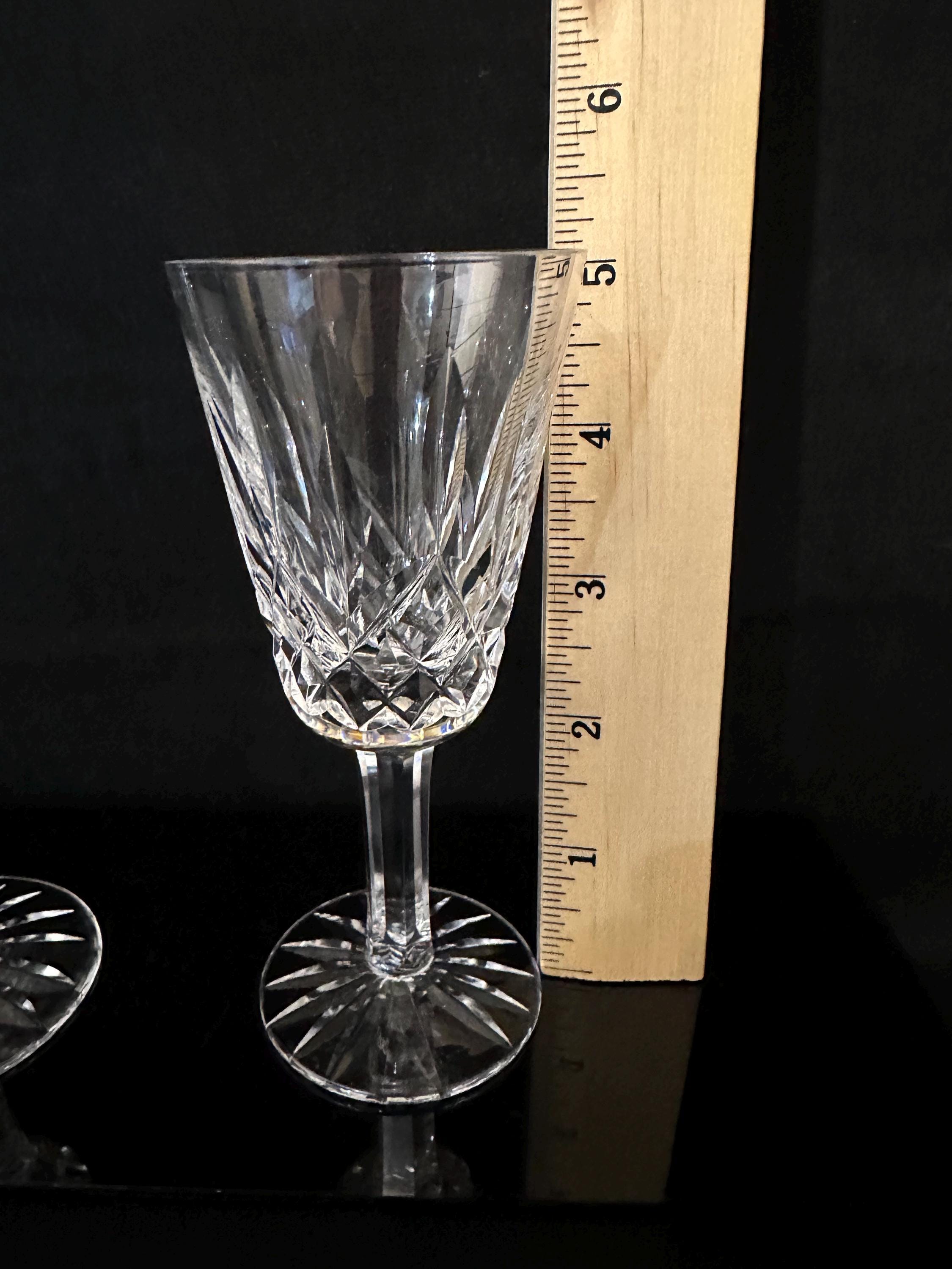 2 Waterford Lismore Sherry Glasses