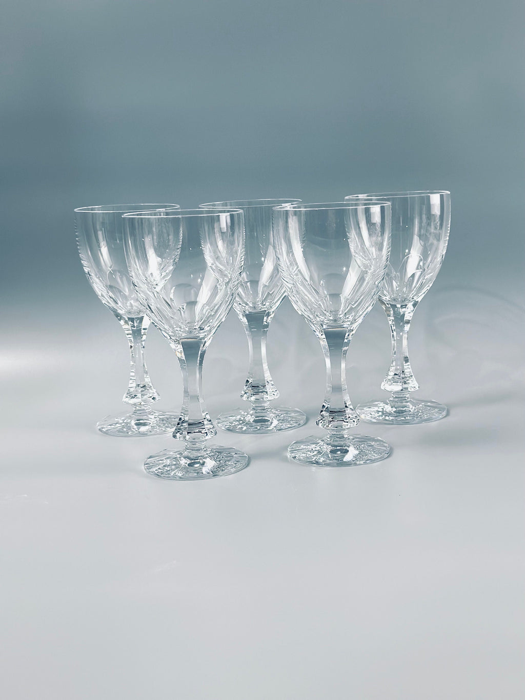 5 Baccarat Monaco Water Goblets