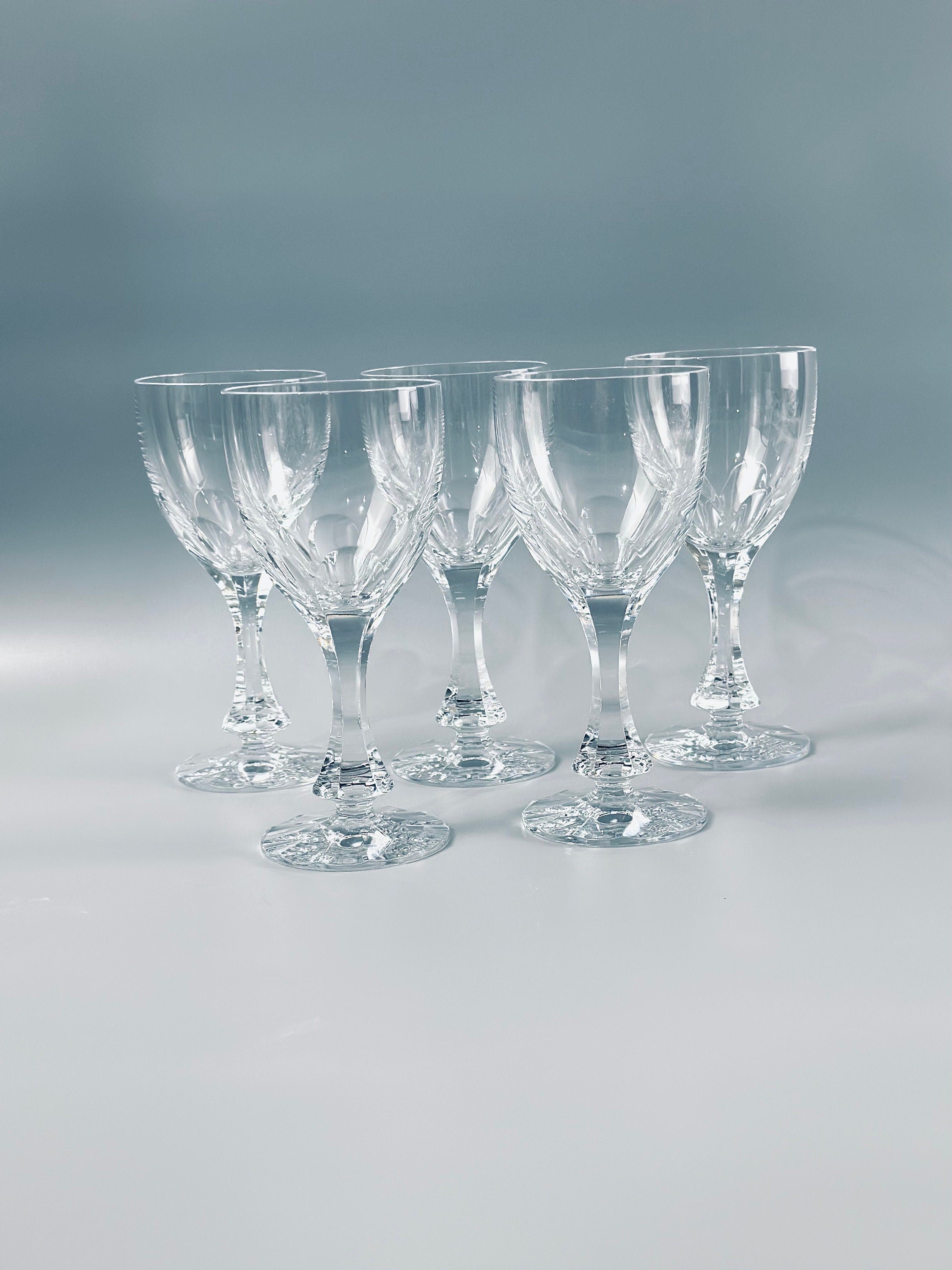5 Baccarat Monaco Water Goblets