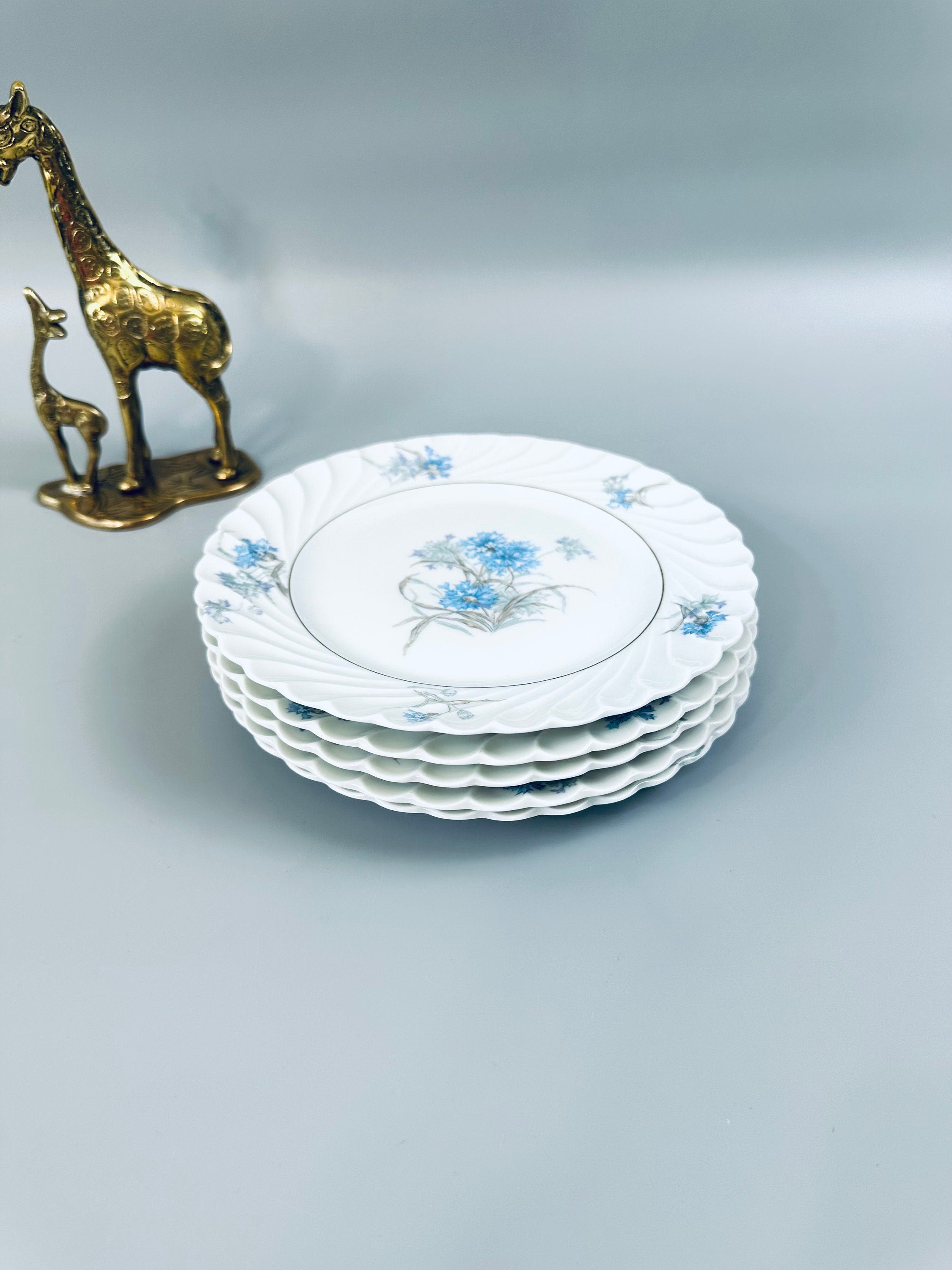 5 Haviland Bergere Salad Plates