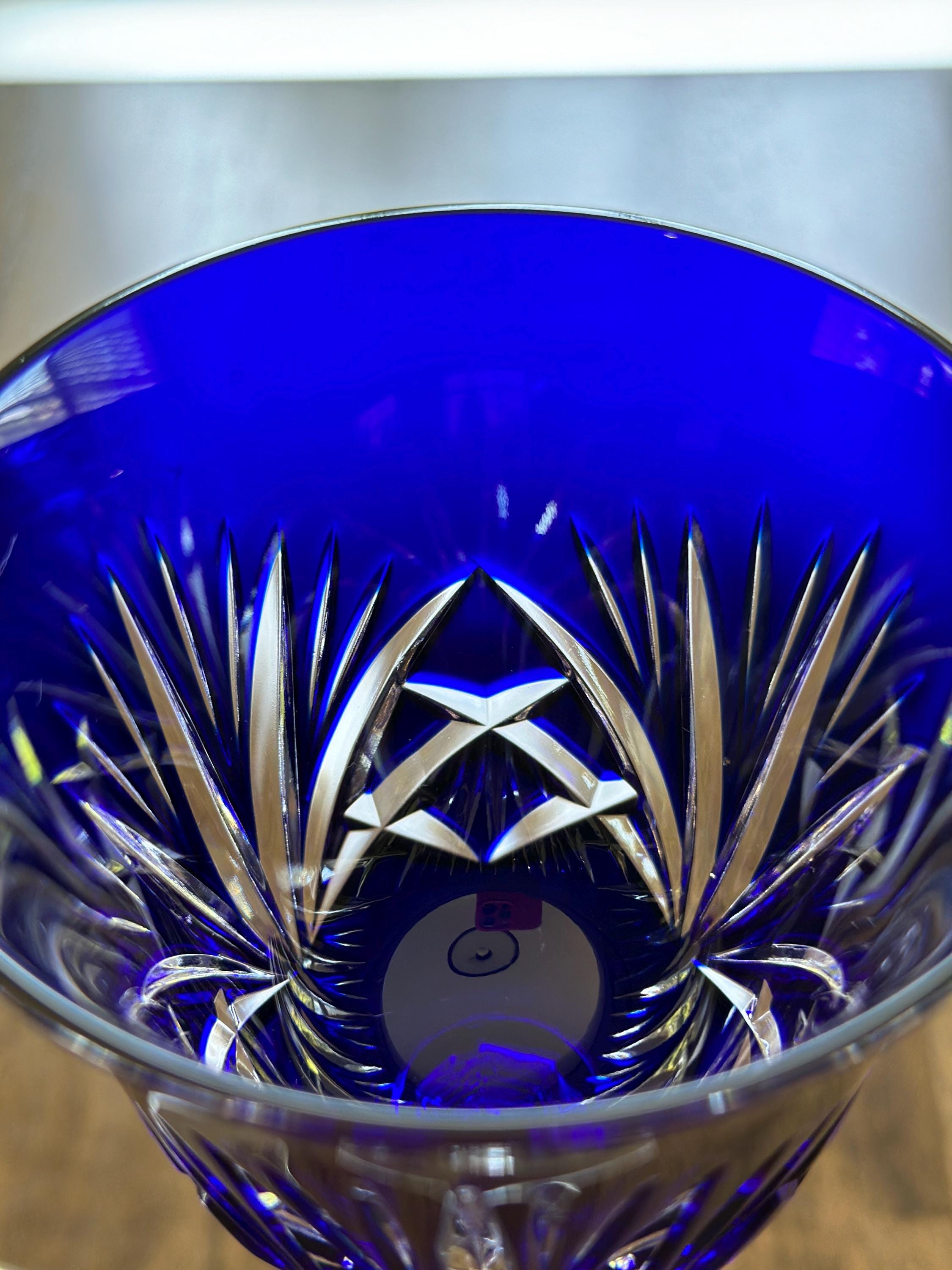 2 Gorham Cherrywood Cobalt Cordial Glasses